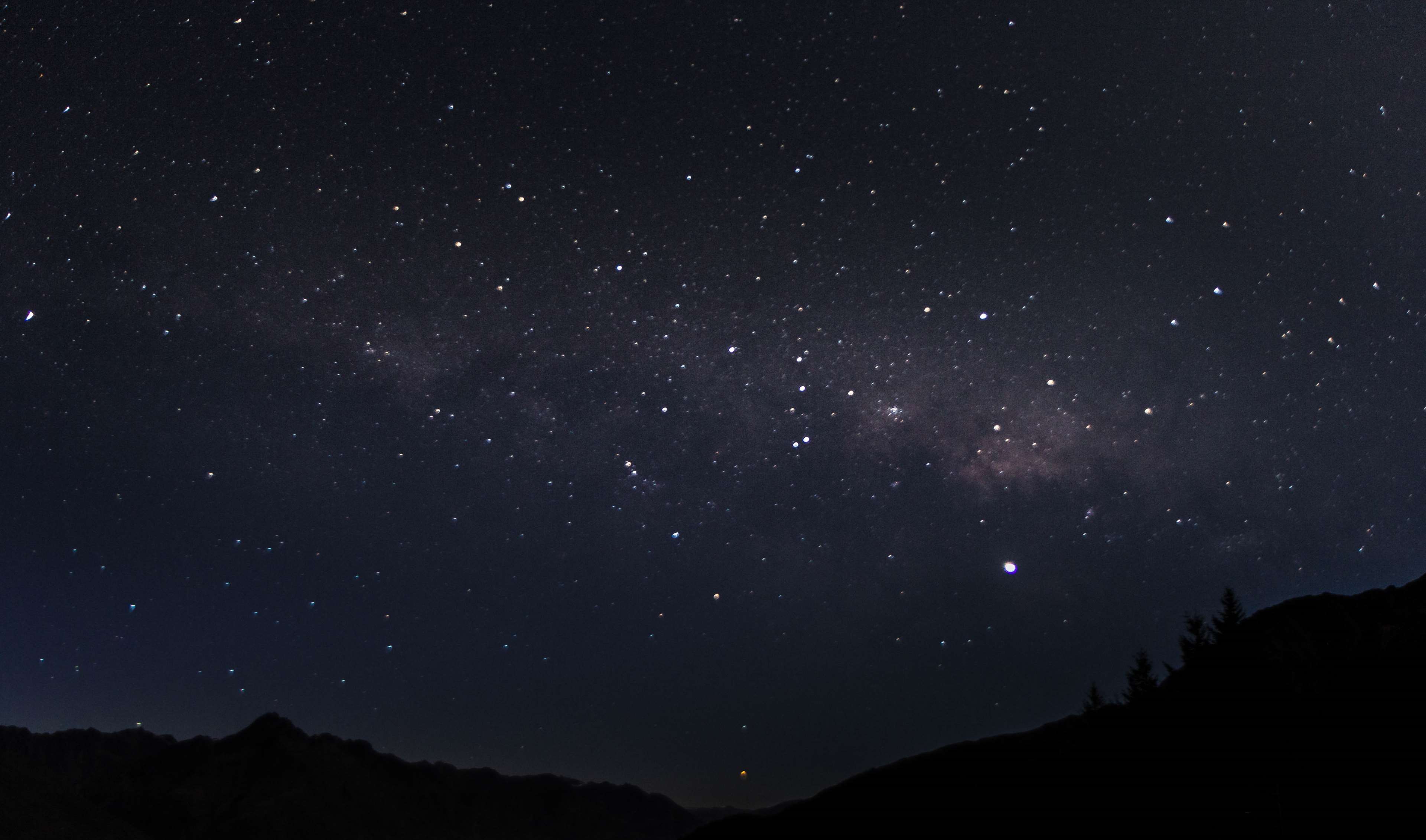 Milky Way over Queenstown, New Zealand 4K HD Wallpaper