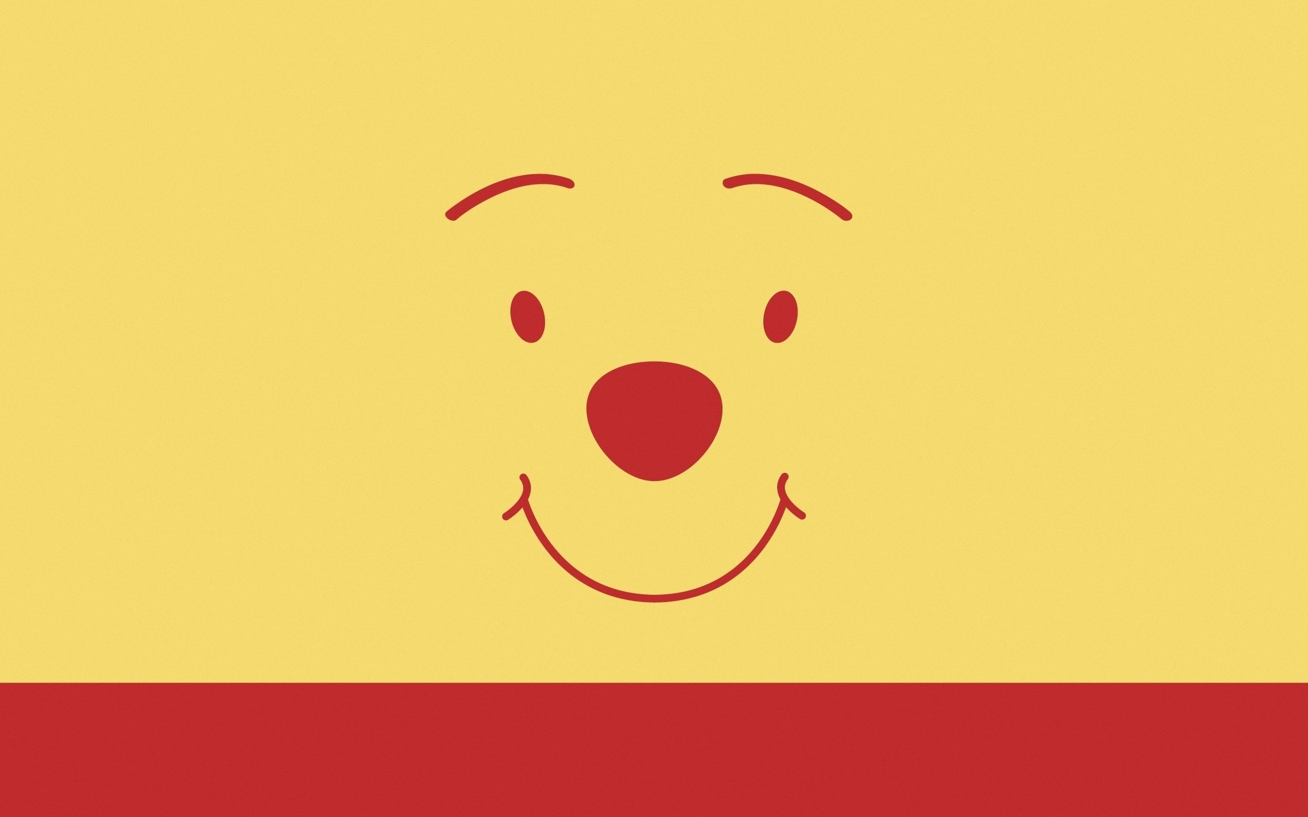 Winnie the Pooh face HD Wallpaper