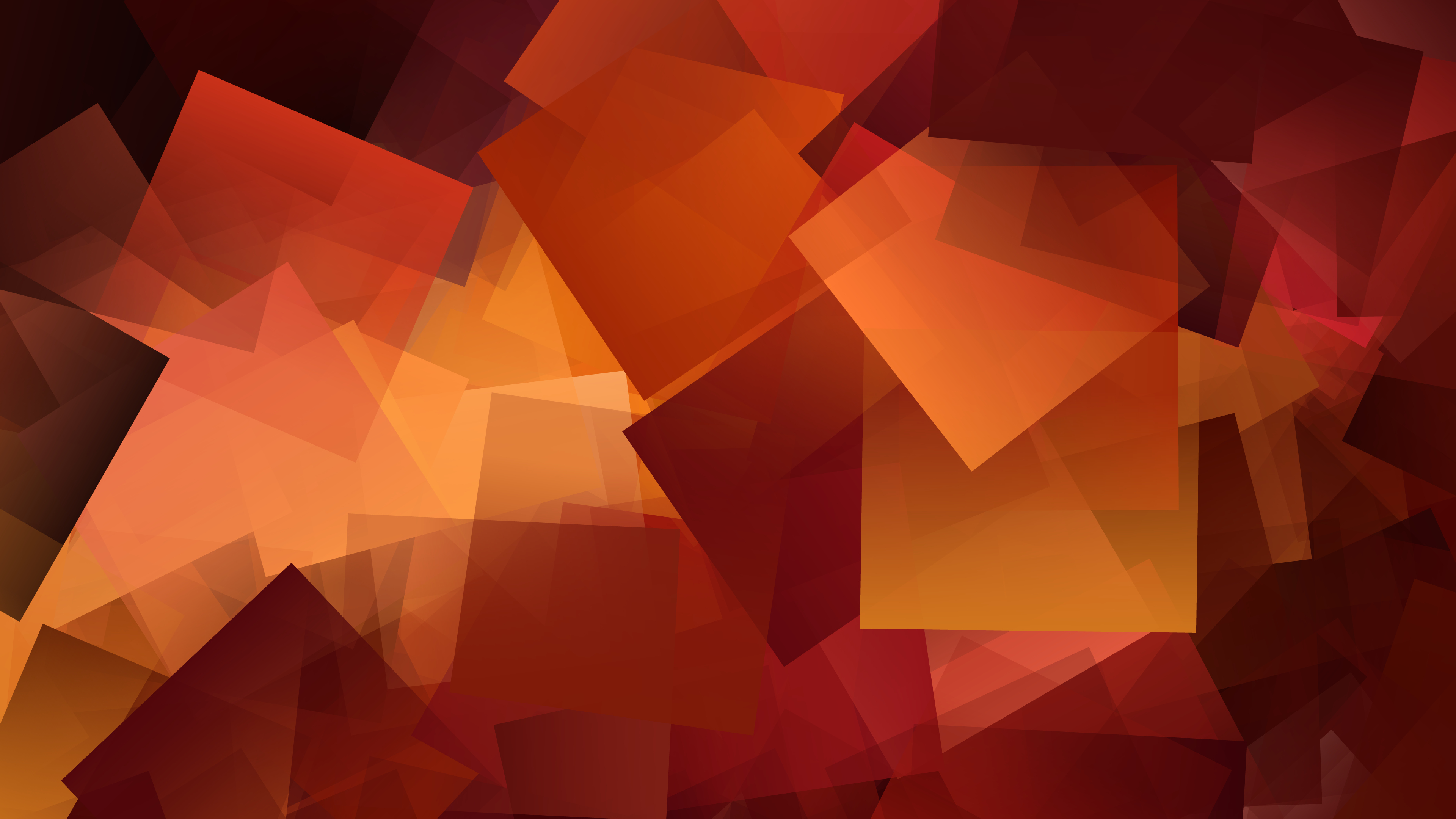 Abstract geometric shapes with gradient colors HD Wallpaper