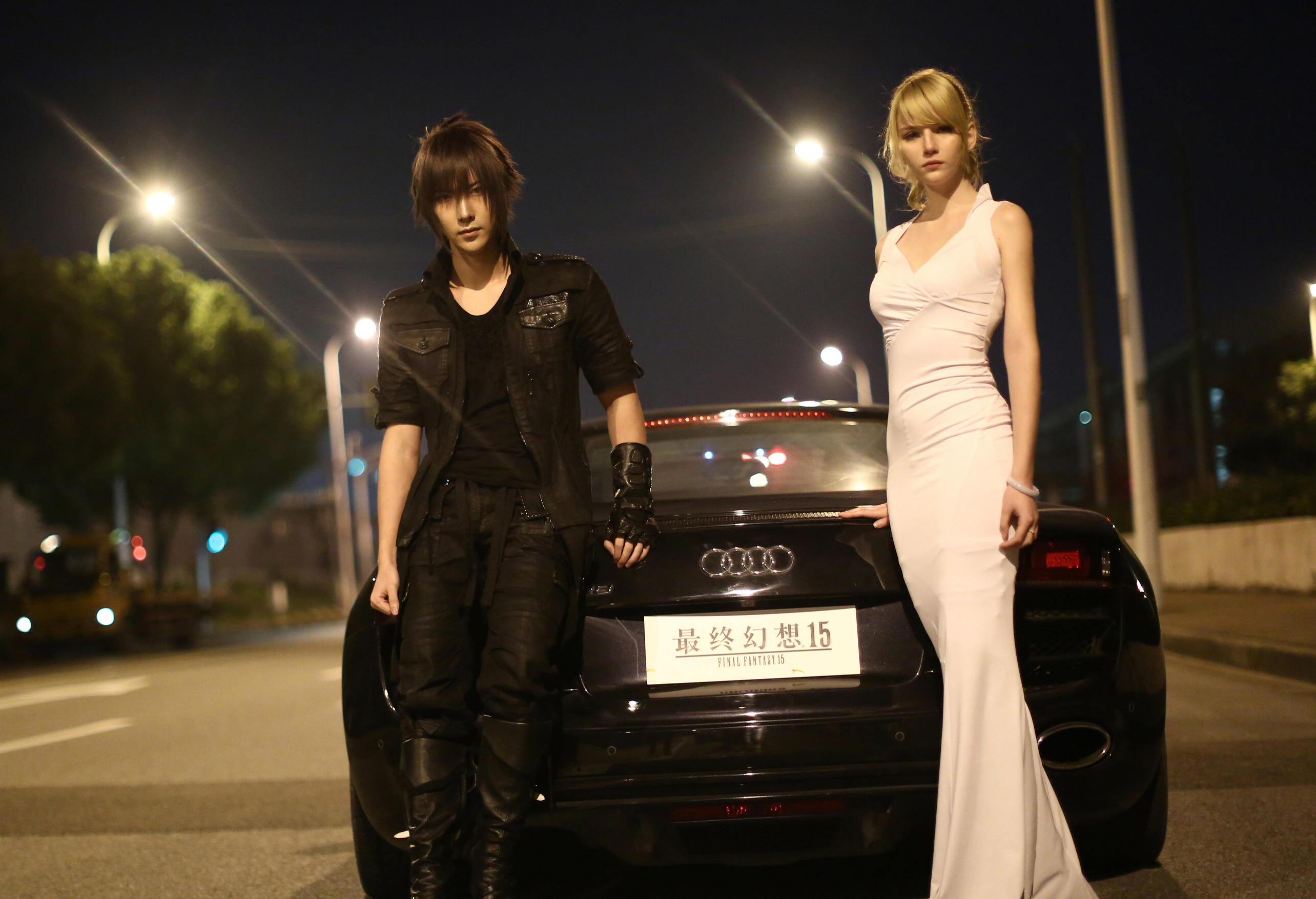 Noctis and Luna from Final Fantasy XV cosplay HD Wallpaper
