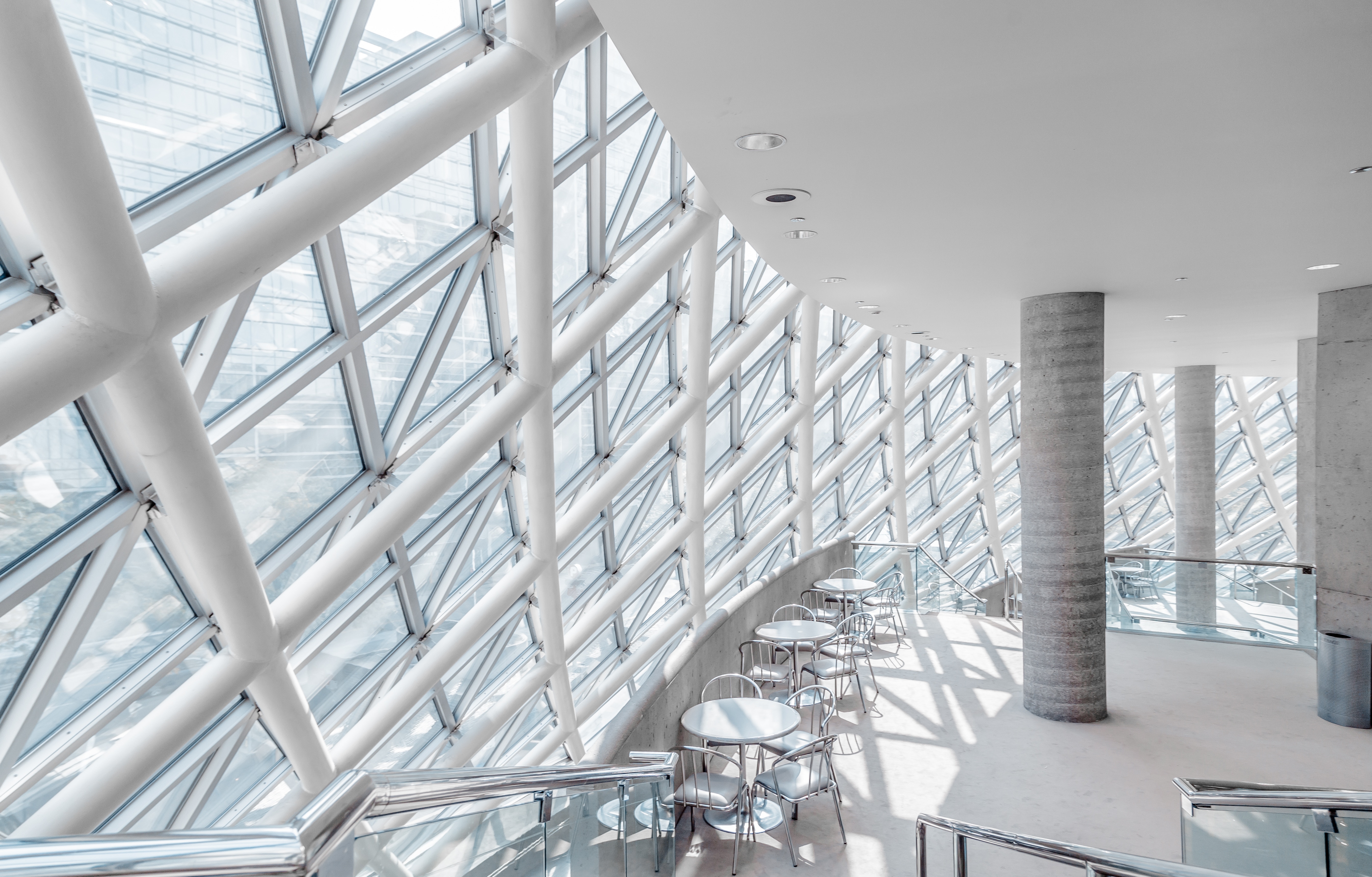 Roy Thomson Hall interior with modern architecture HD Wallpaper