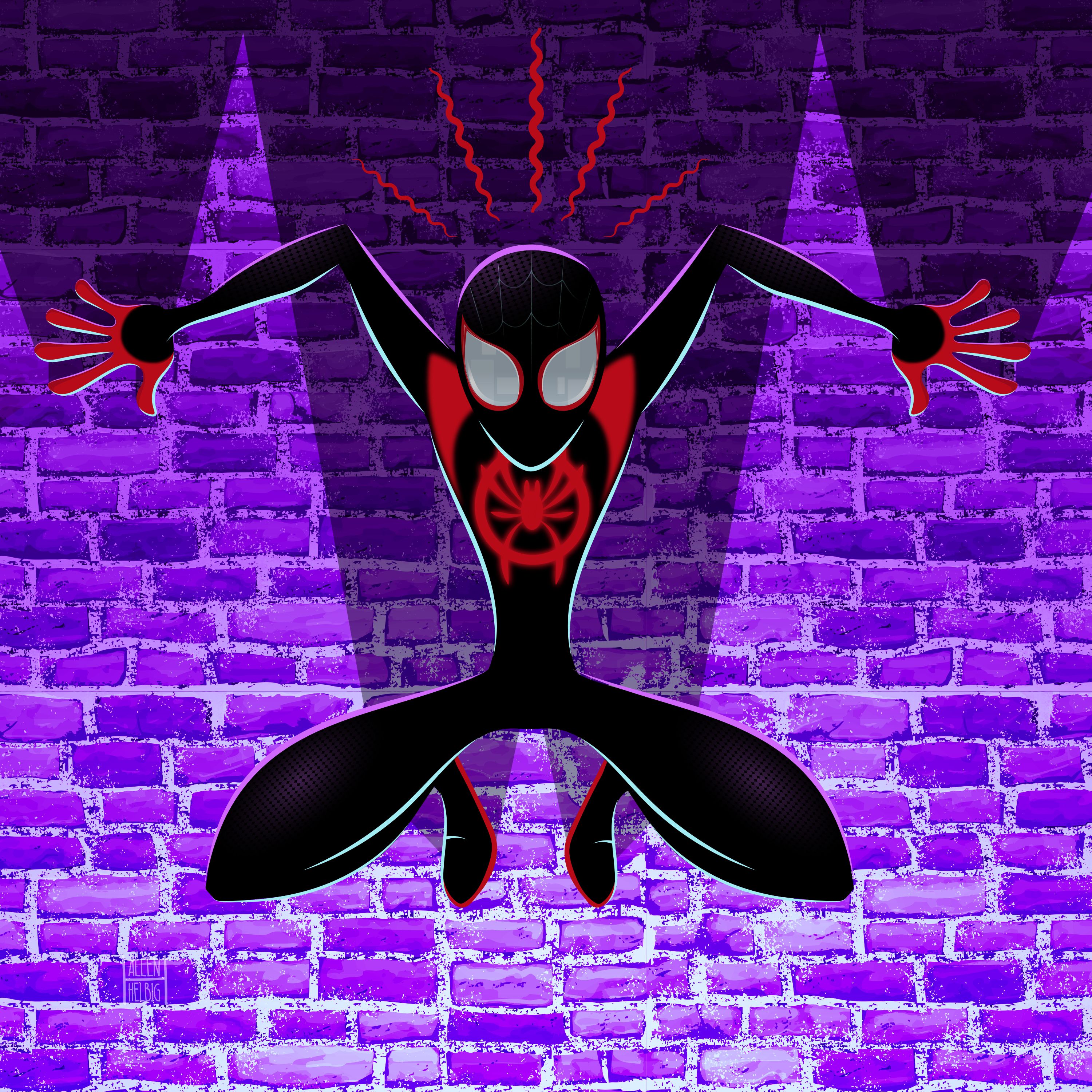 Miles Morales from Spider-Man: Into the Spider-Verse HD Wallpaper