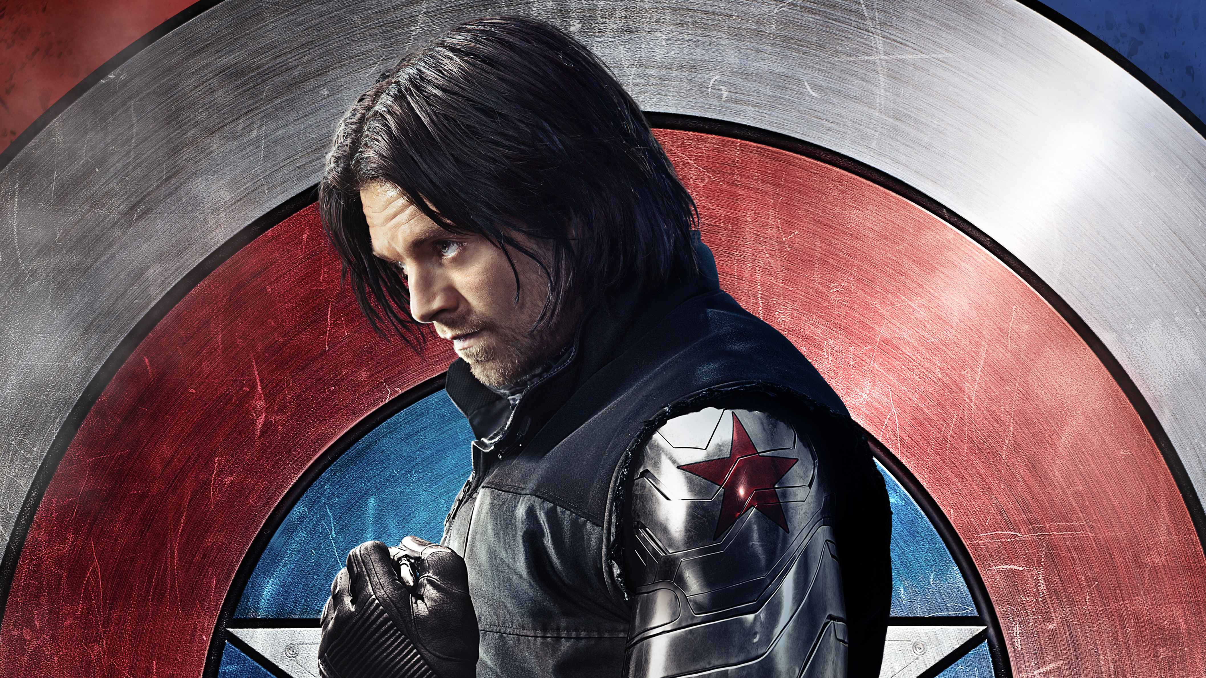 Bucky Barnes from Marvel 4K HD Wallpaper