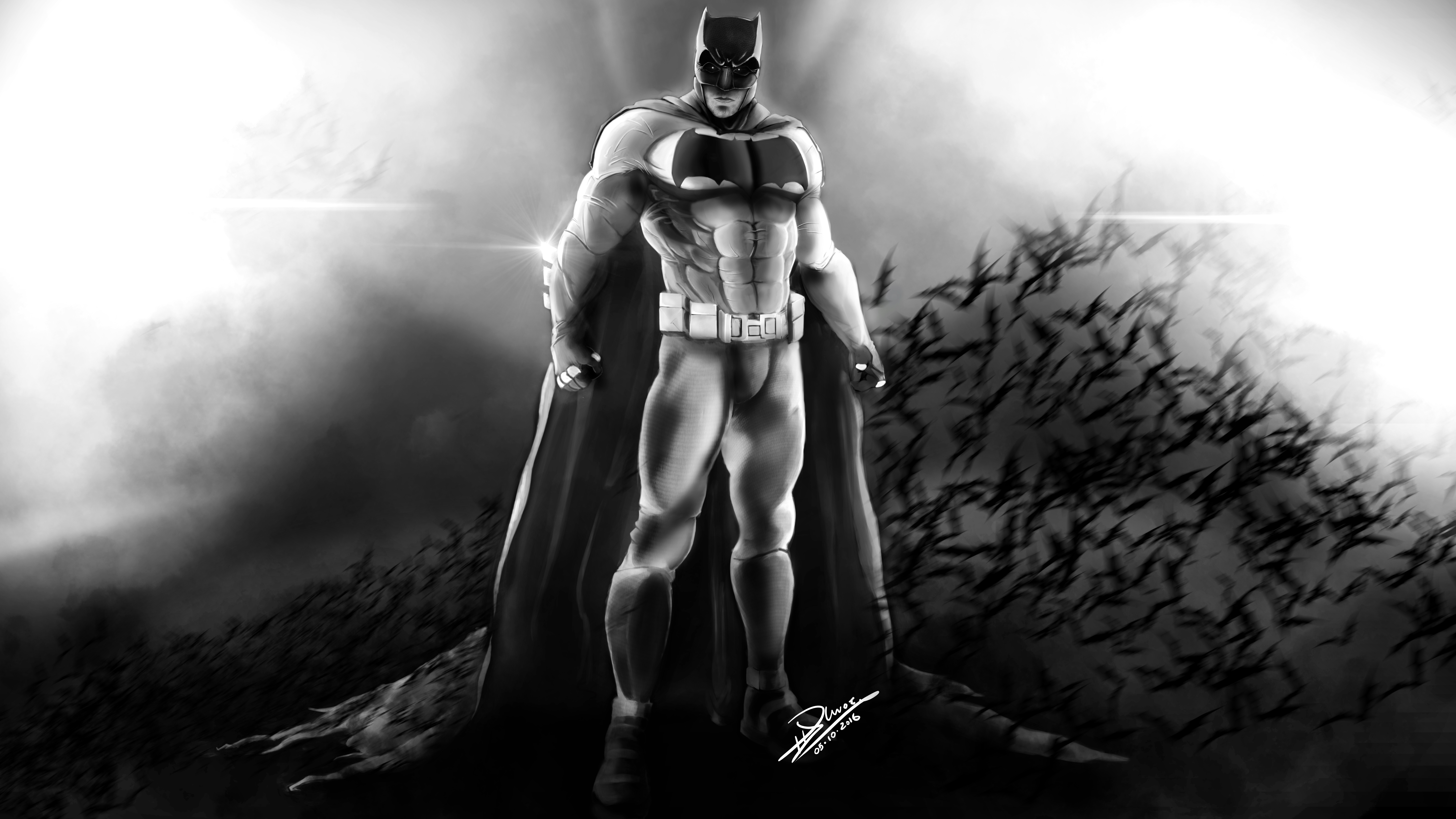 Batman from DC Comics digital art HD Wallpaper