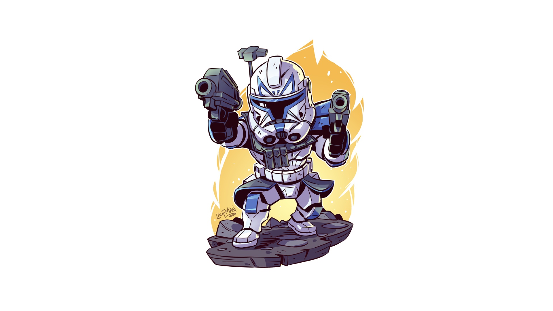 Captain Rex from Star Wars HD Wallpaper