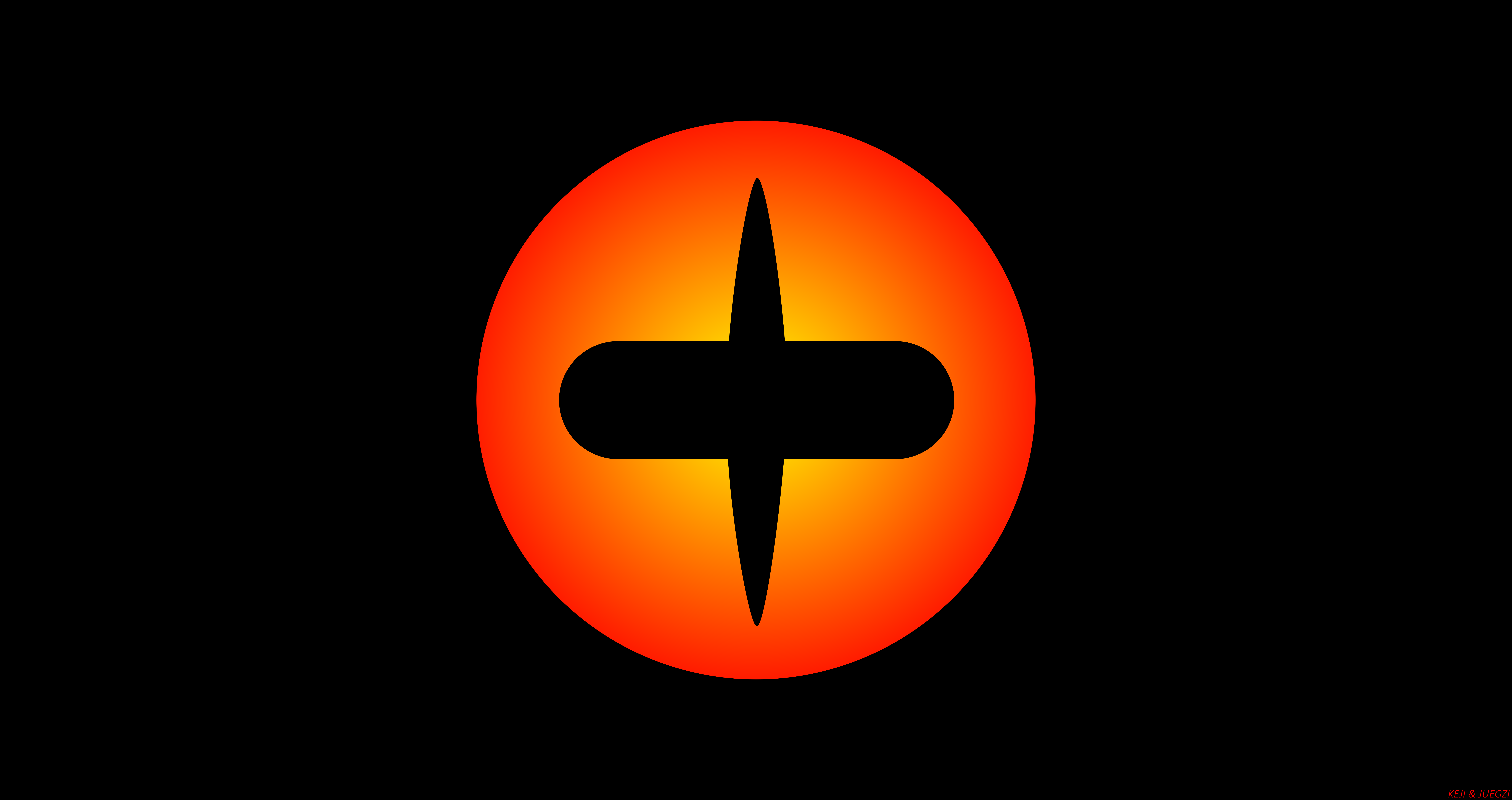 Kurama from Naruto minimalist logo HD Wallpaper