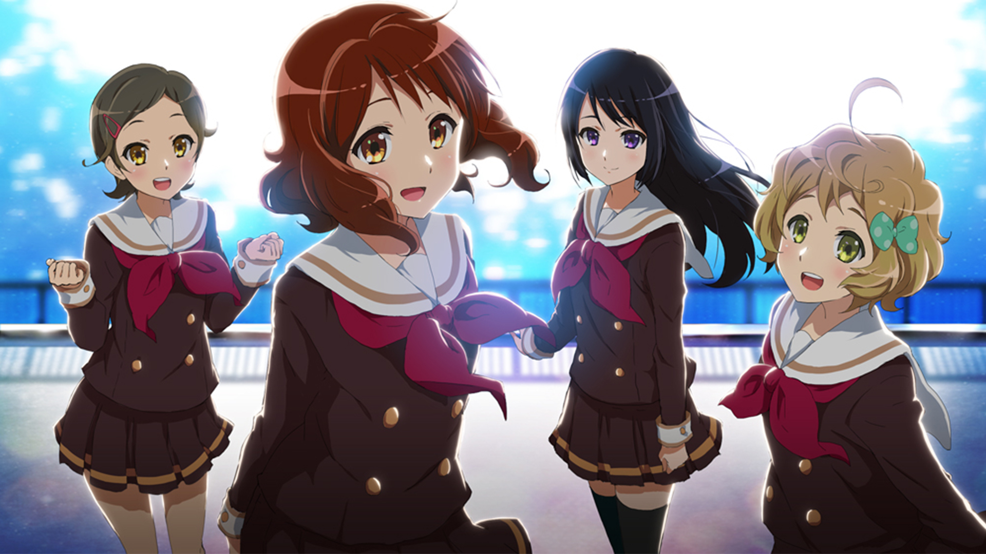 Kumiko Oumae, Reina Kousaka, Hazuki Katou from Sound! Euphonium HD Wallpaper