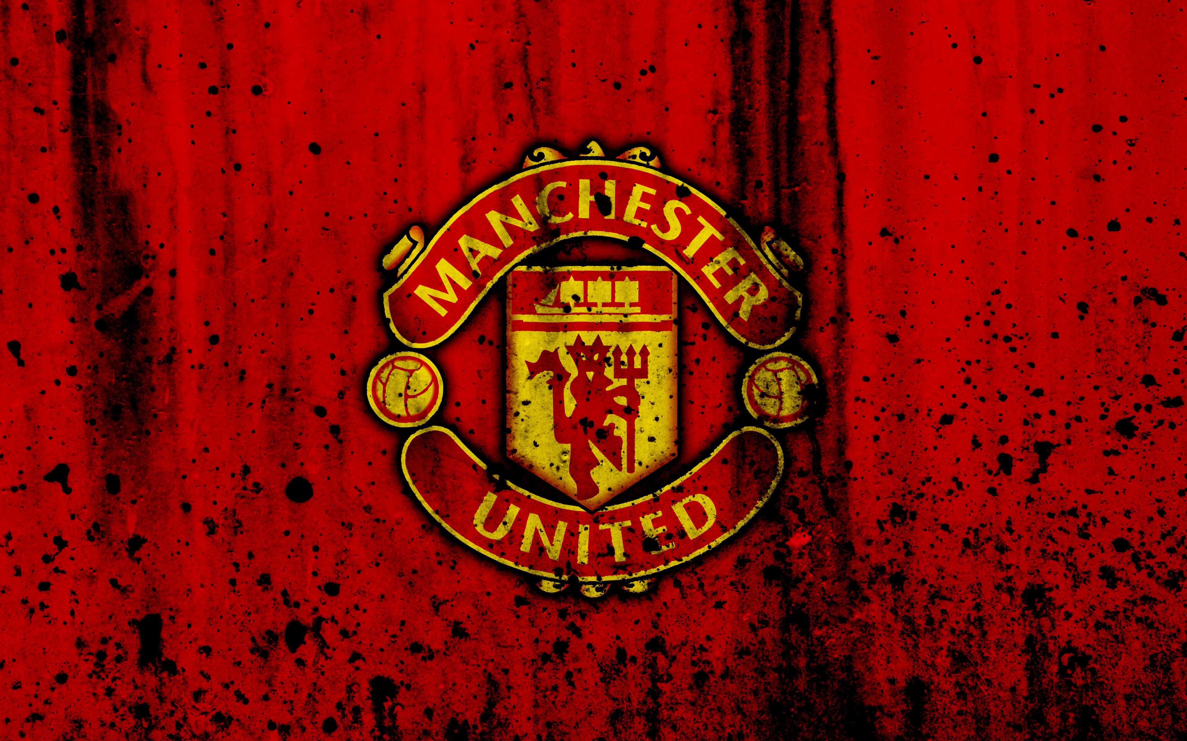 Manchester United F.C. Logo HD Wallpaper