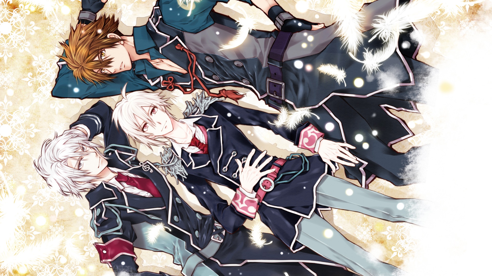 IDOLiSH7: Three young men lying down HD Wallpaper