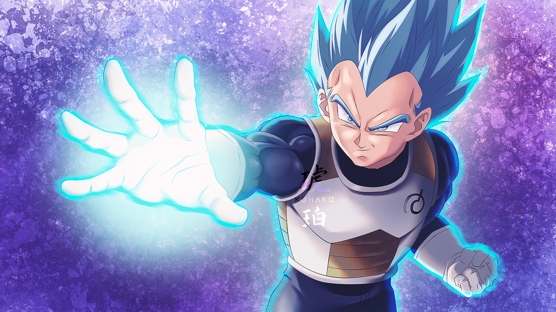 Vegeta from Dragon Ball Super Saiyan Blue HD Wallpaper