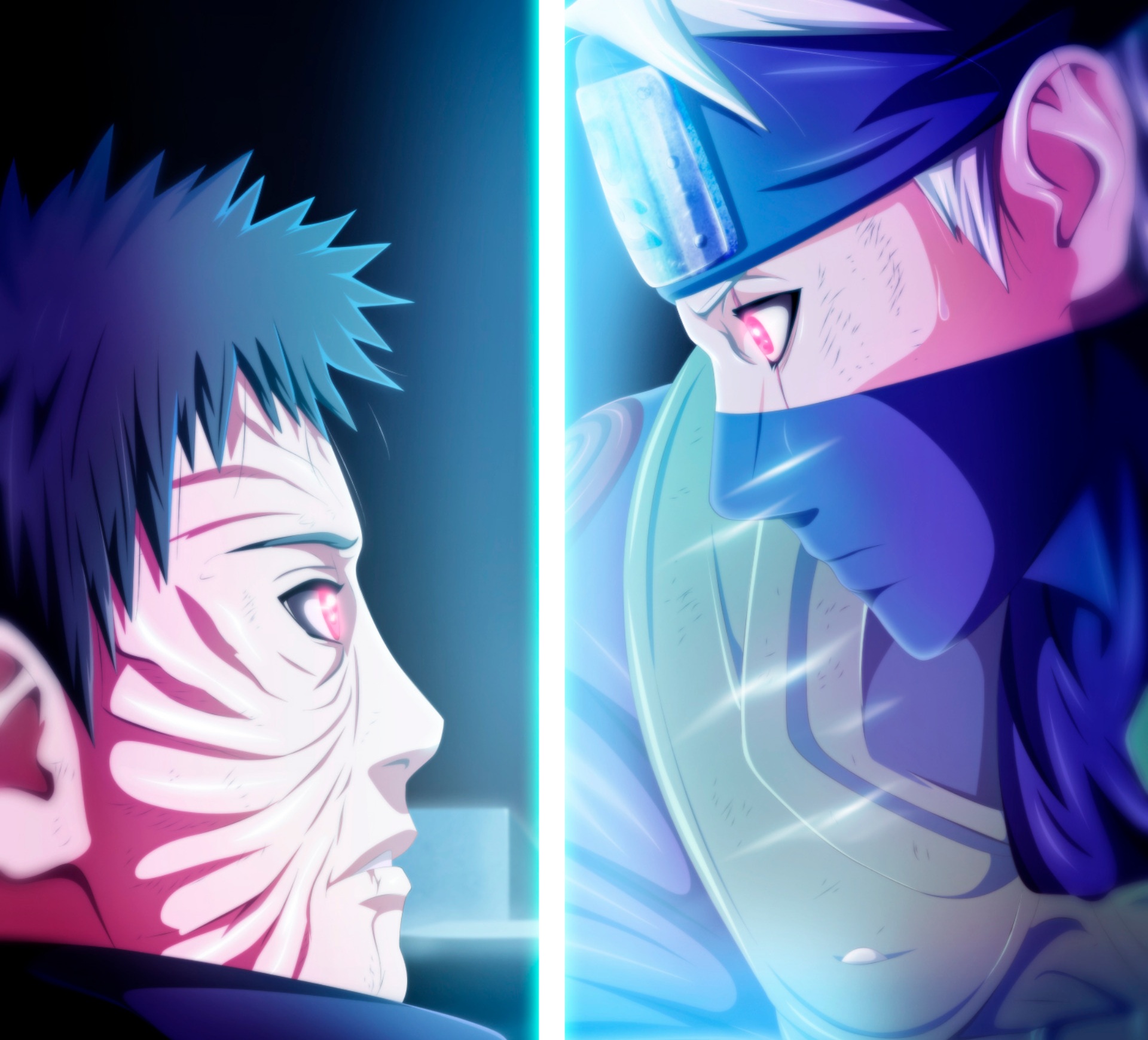 Obito Uchiha and Kakashi Hatake from Naruto HD Wallpaper