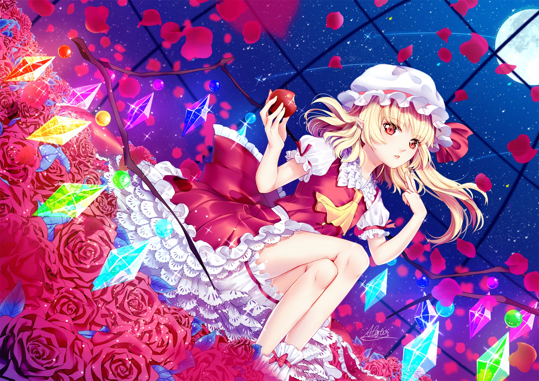 Flandre Scarlet from Touhou Project HD Wallpaper