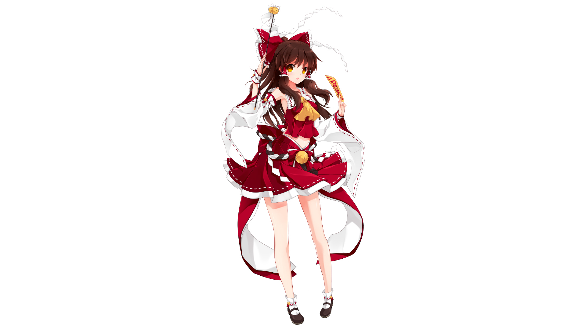 Reimu Hakurei from Touhou Project HD Wallpaper