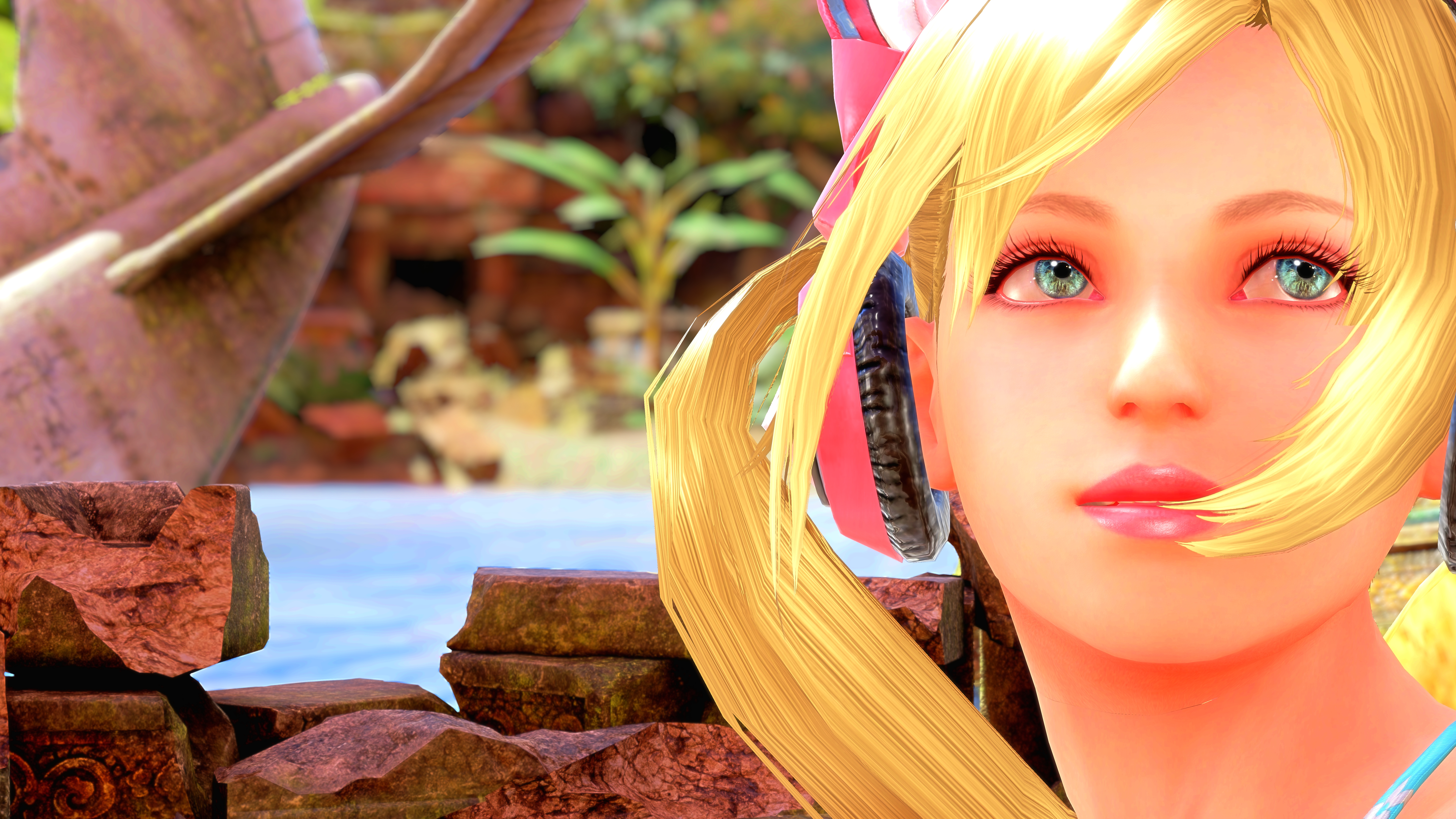 Lucky Chloe Close-Up from Tekken 7 HD Wallpaper