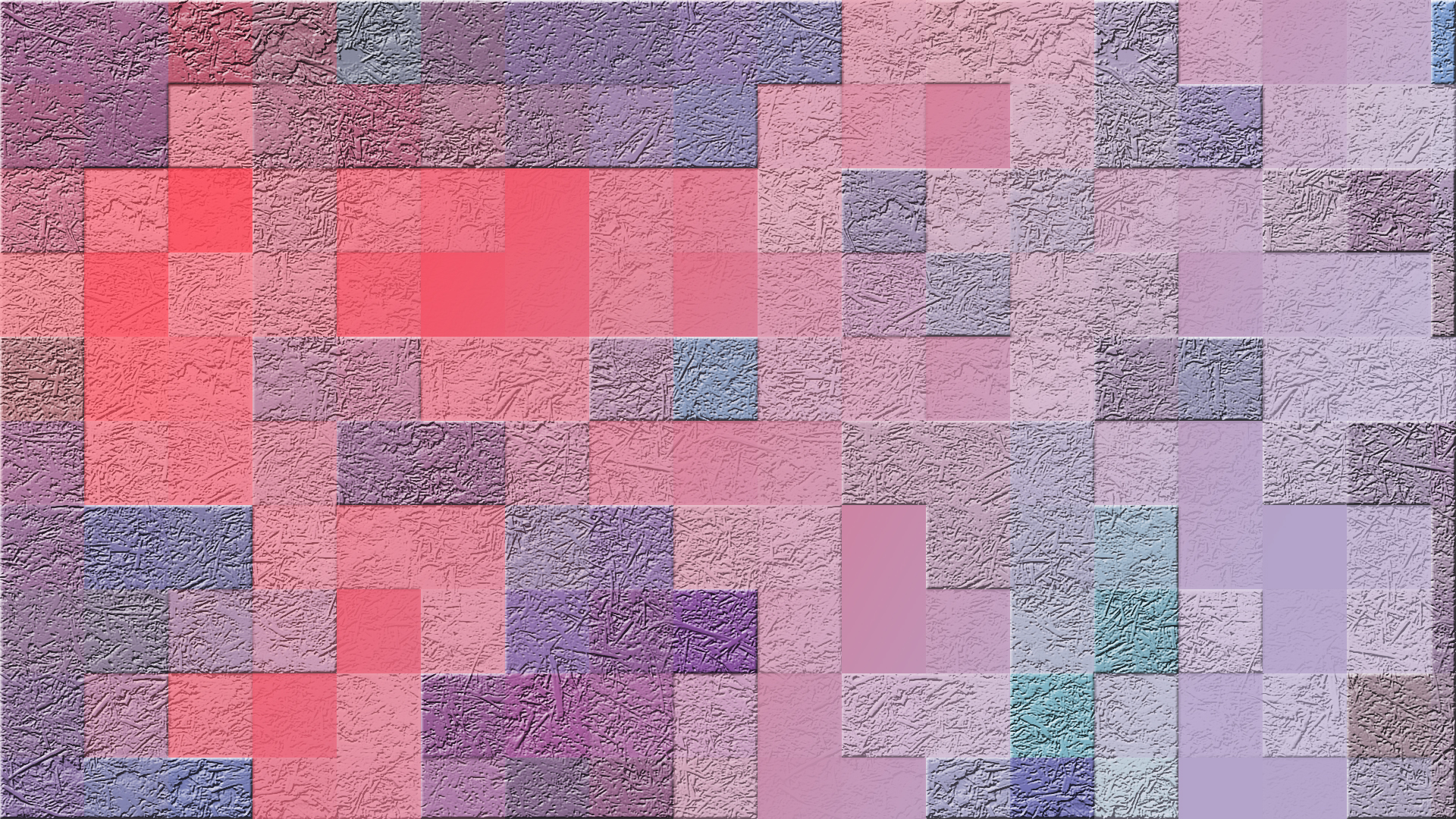 Abstract geometric pastel shapes with textured surface HD Wallpaper