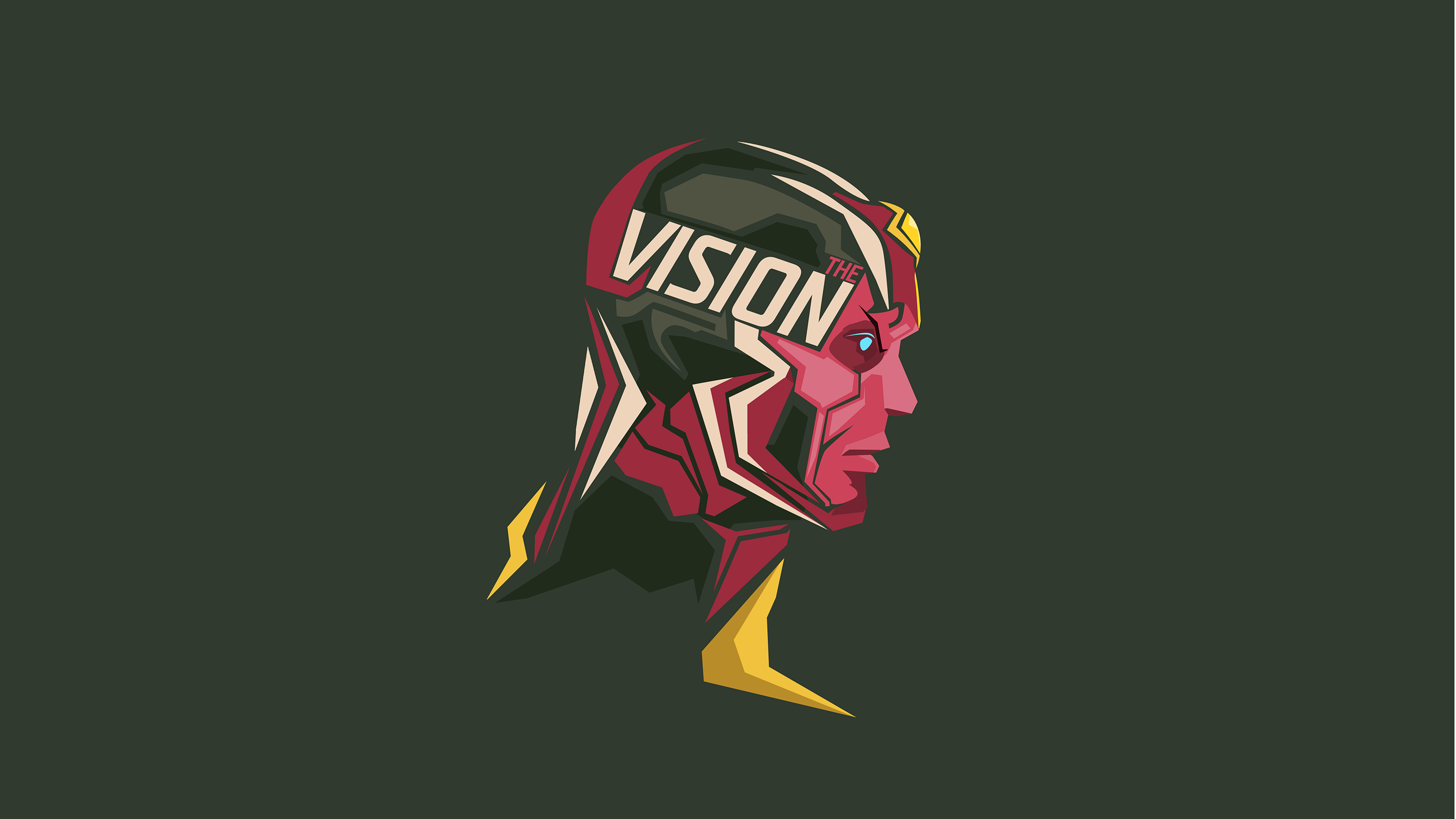 The Vision from Marvel Comics HD Wallpaper