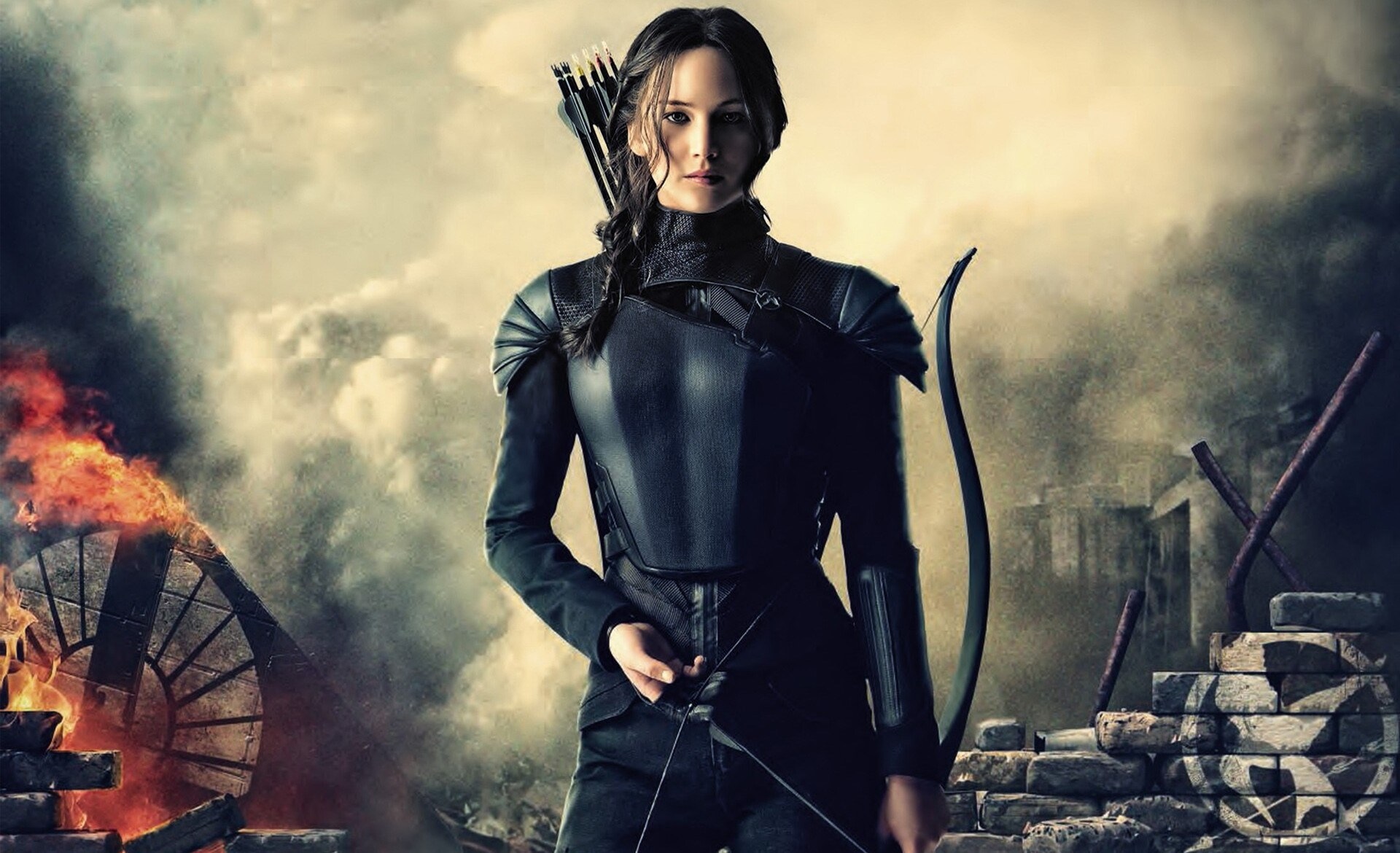 Katniss Everdeen from The Hunger Games HD Wallpaper