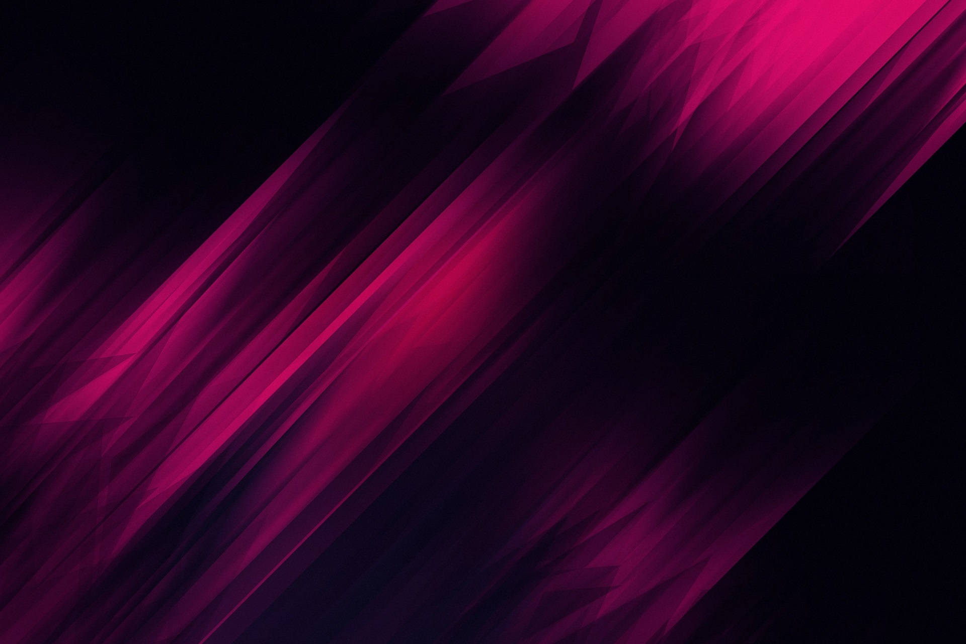 Abstract Pink and Black Diagonal Light Streaks HD Wallpaper