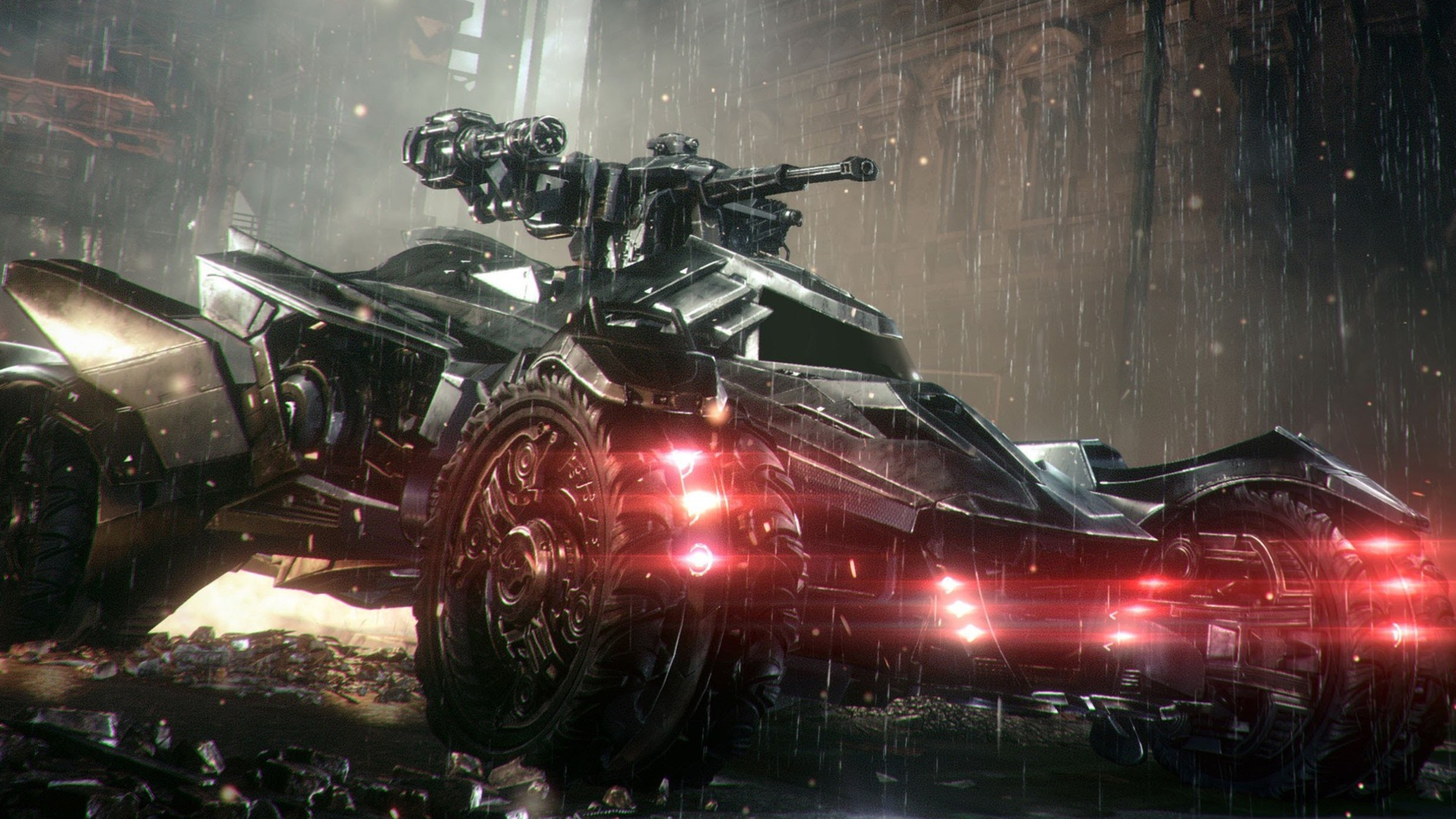 Batman's Batmobile in 4K HD Wallpaper
