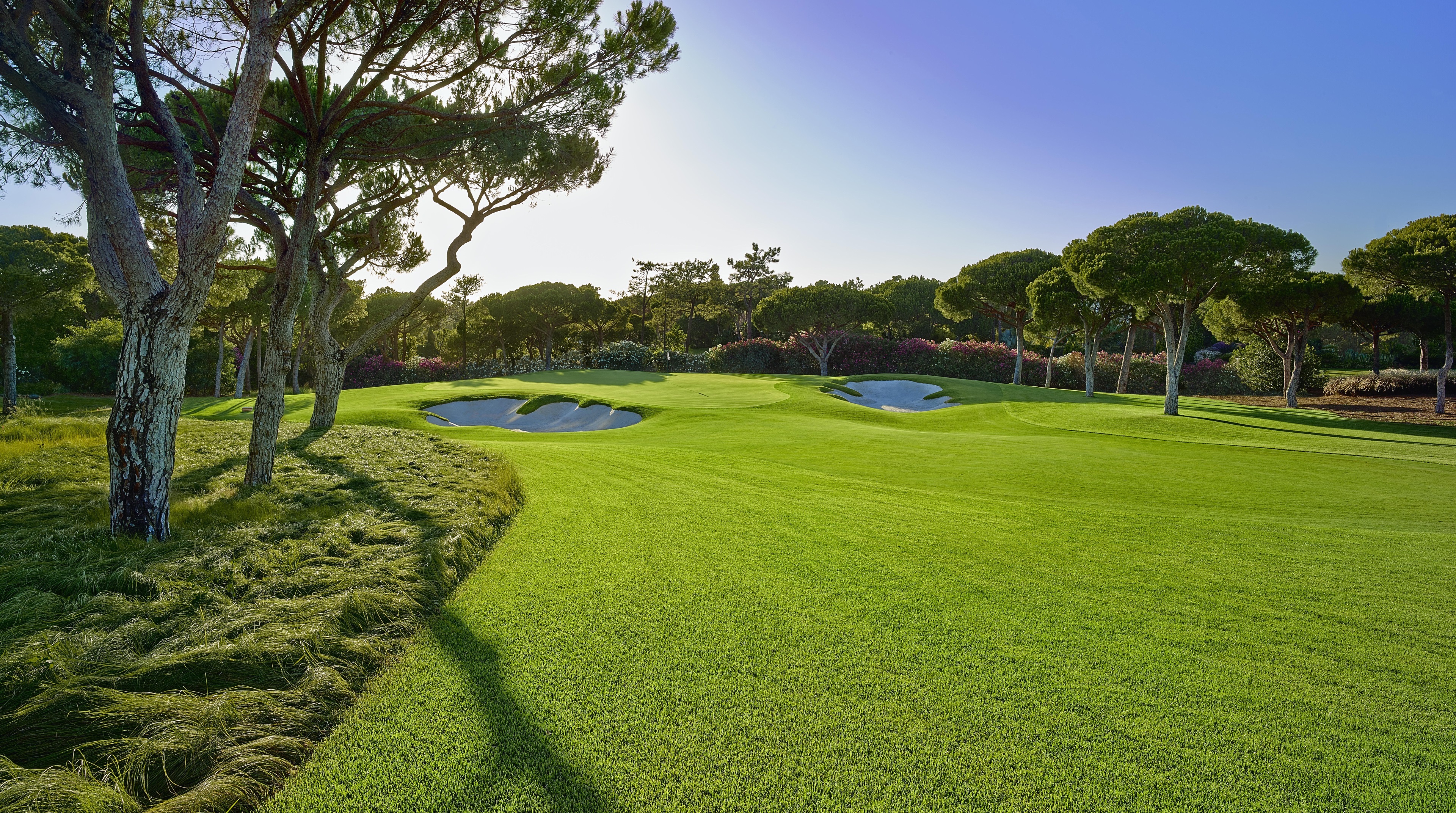 Quinta do Lago North Golf Course in Sunlight 4K HD Wallpaper