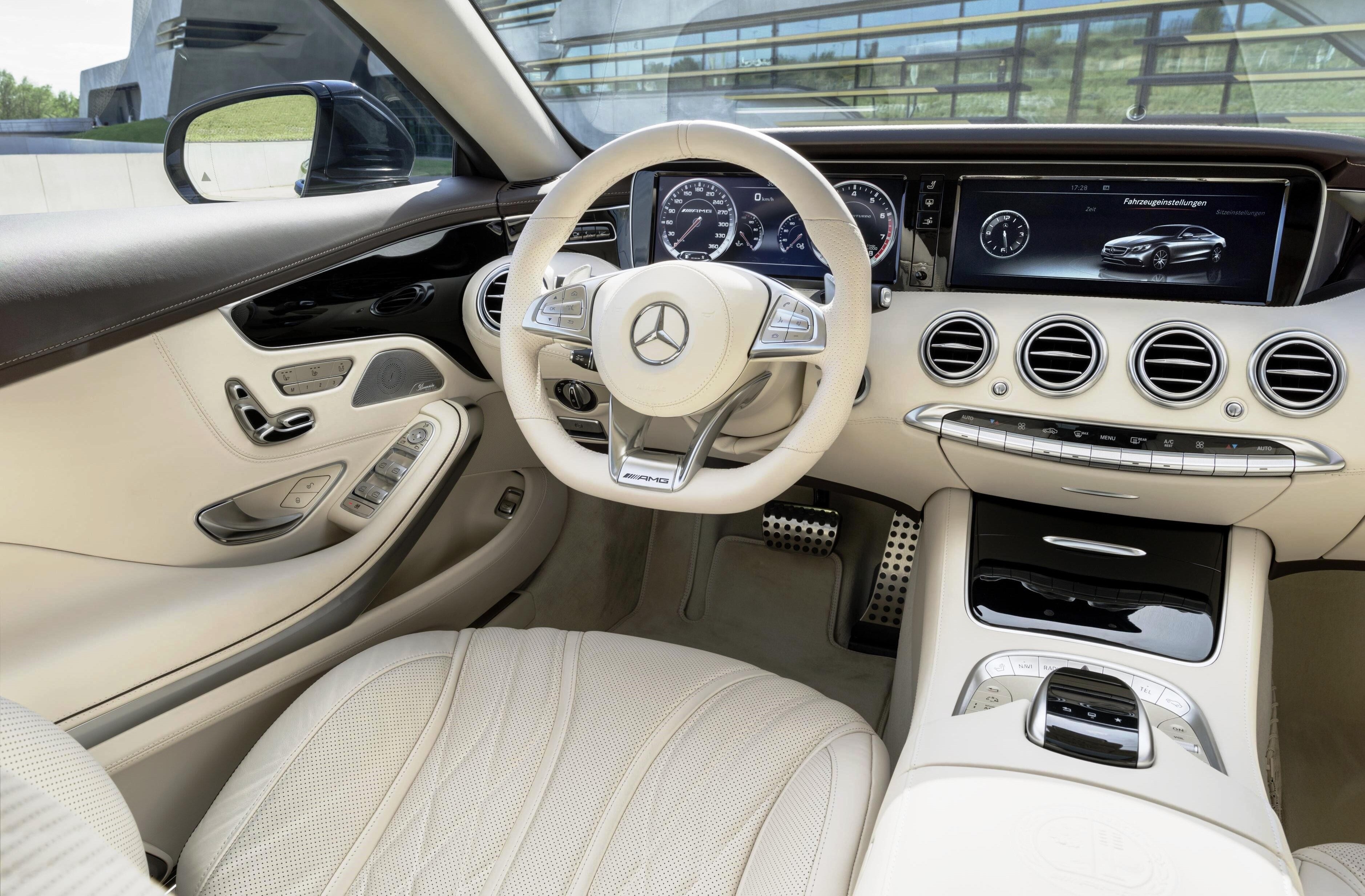 Mercedes-Benz S 65 AMG interior 4K HD Wallpaper