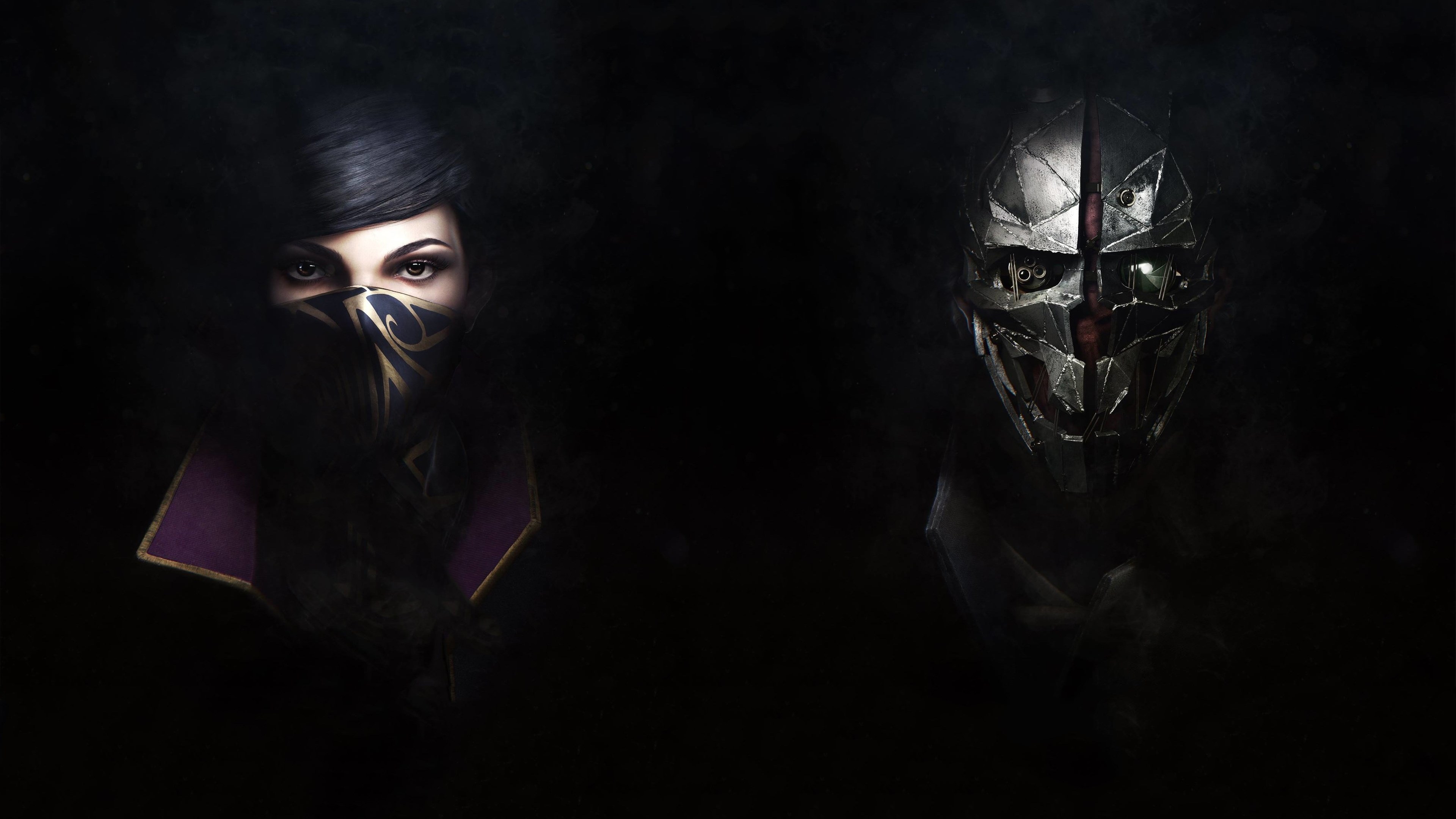 Emily Kaldwin and Corvo Attano from Dishonored 2 HD Wallpaper