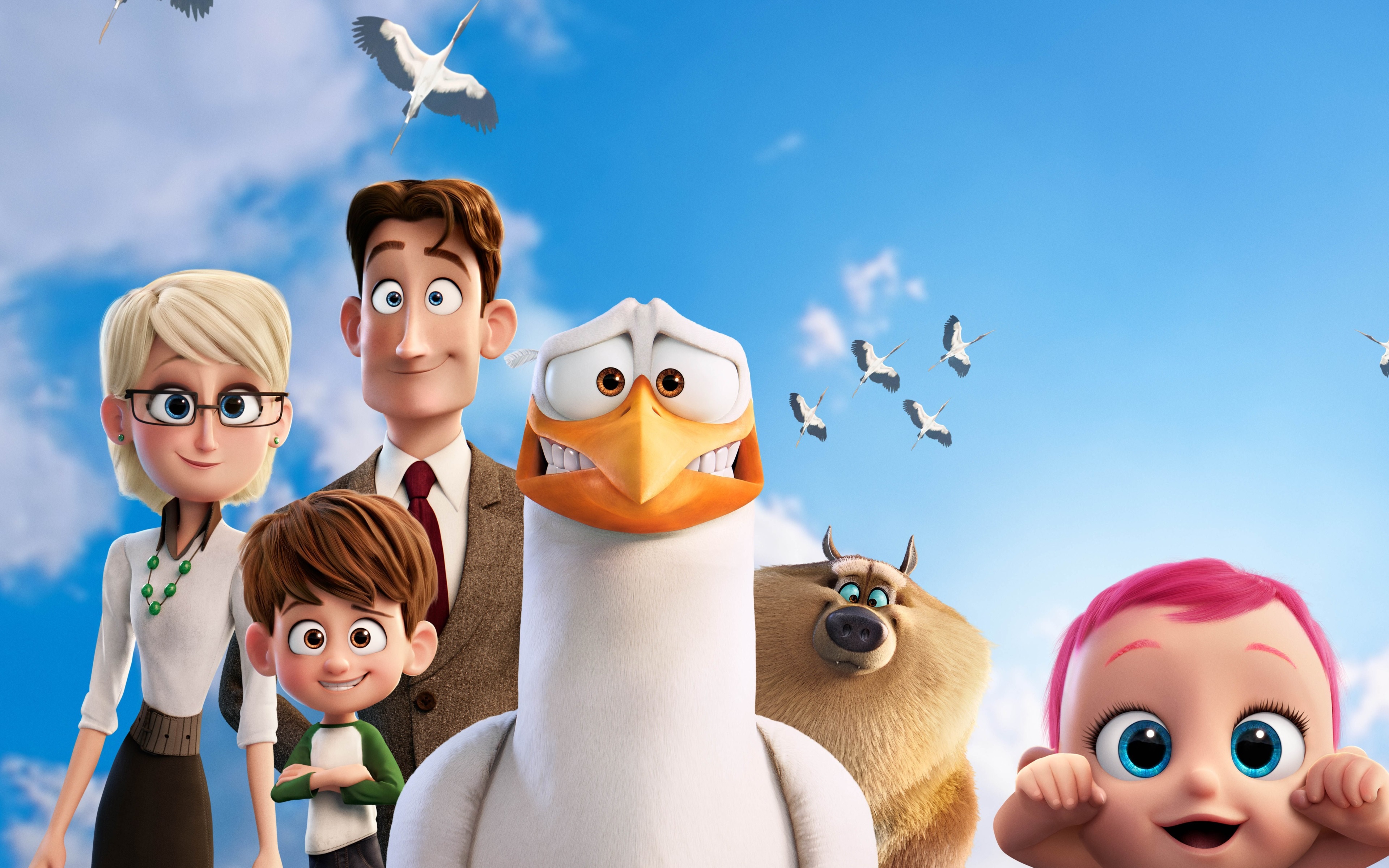 Storks 4K HD Wallpaper