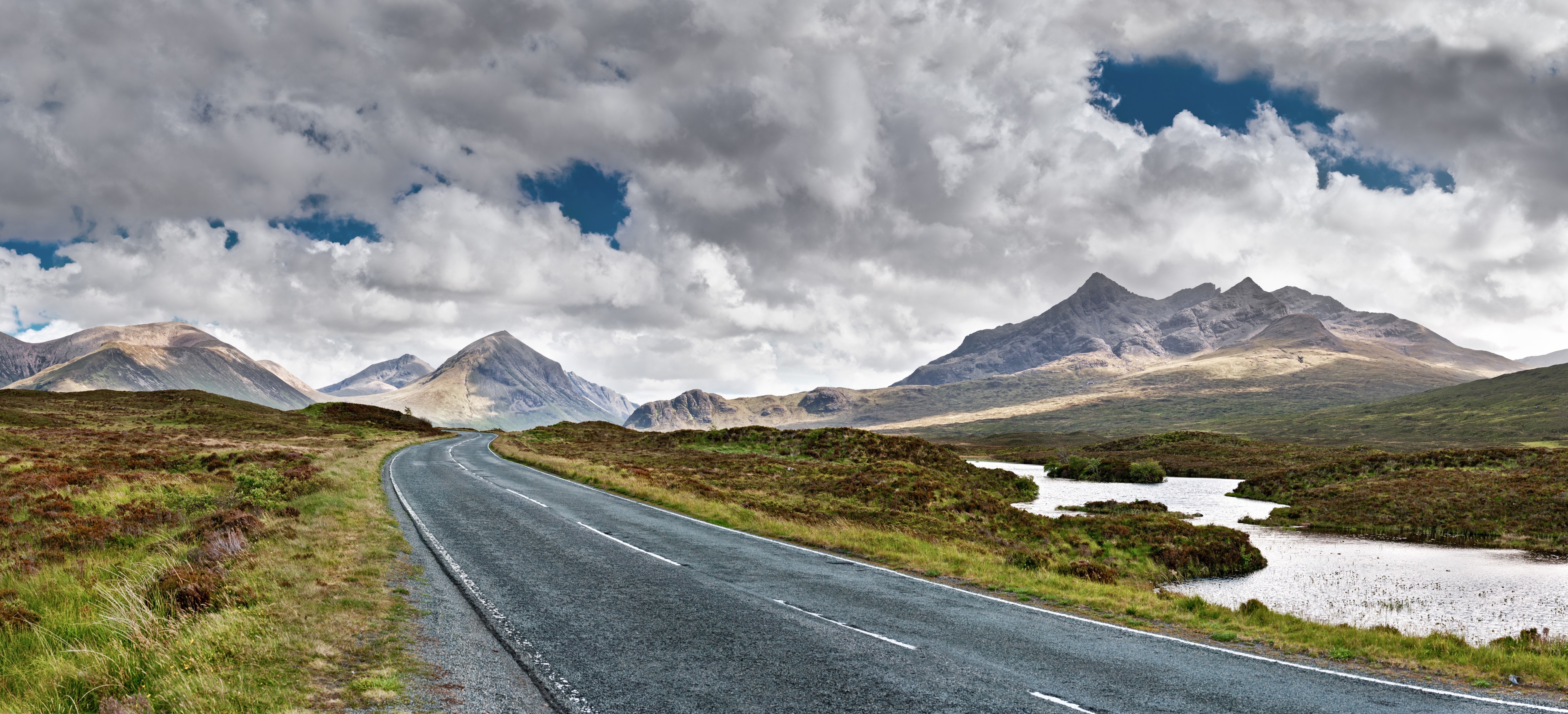 Road to the Cuillins, Isle of Skye 4K HD Wallpaper