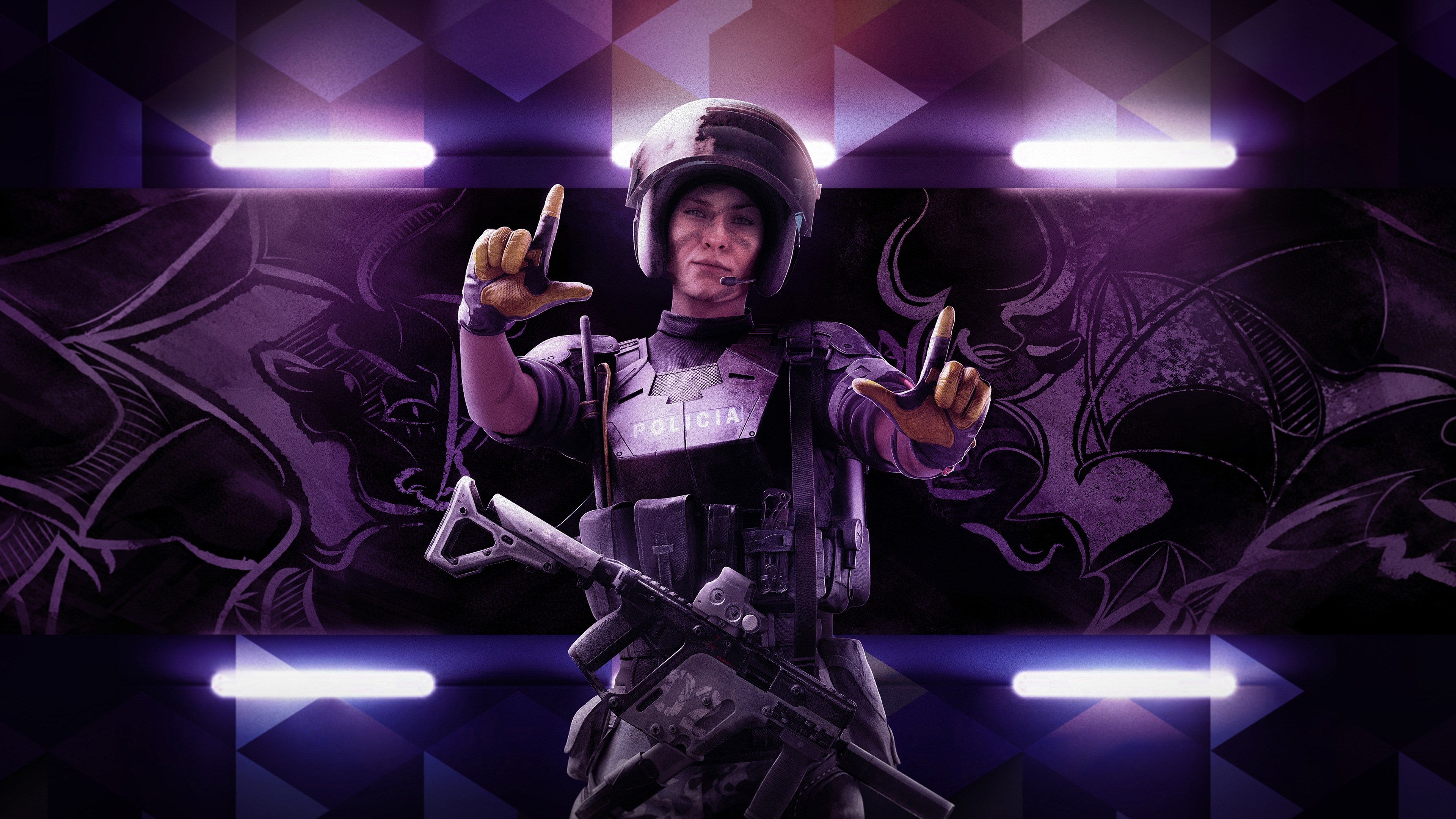 Ela from Tom Clancy's Rainbow Six Siege 4K HD Wallpaper