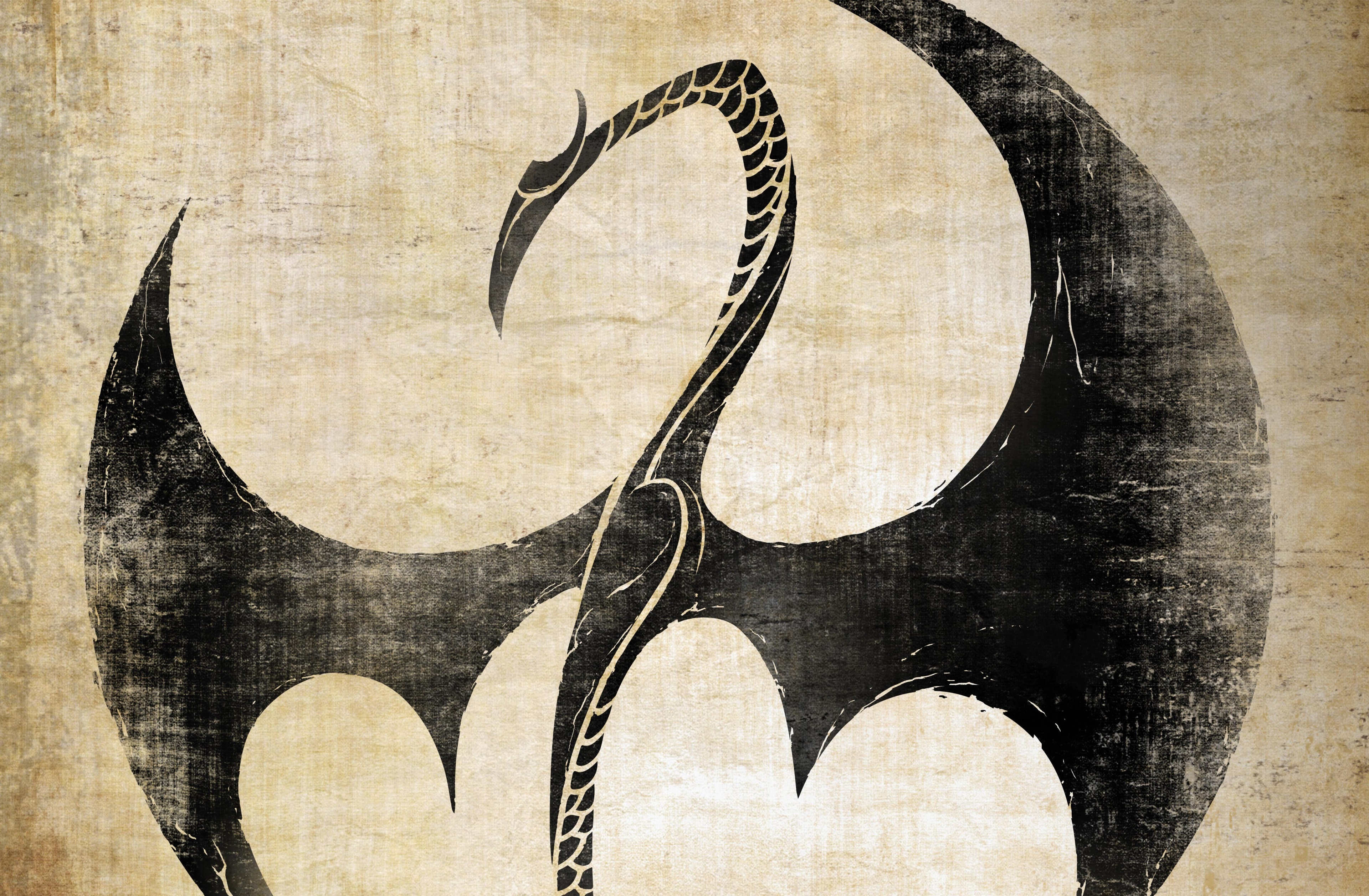 Iron Fist Symbol 4K HD Wallpaper