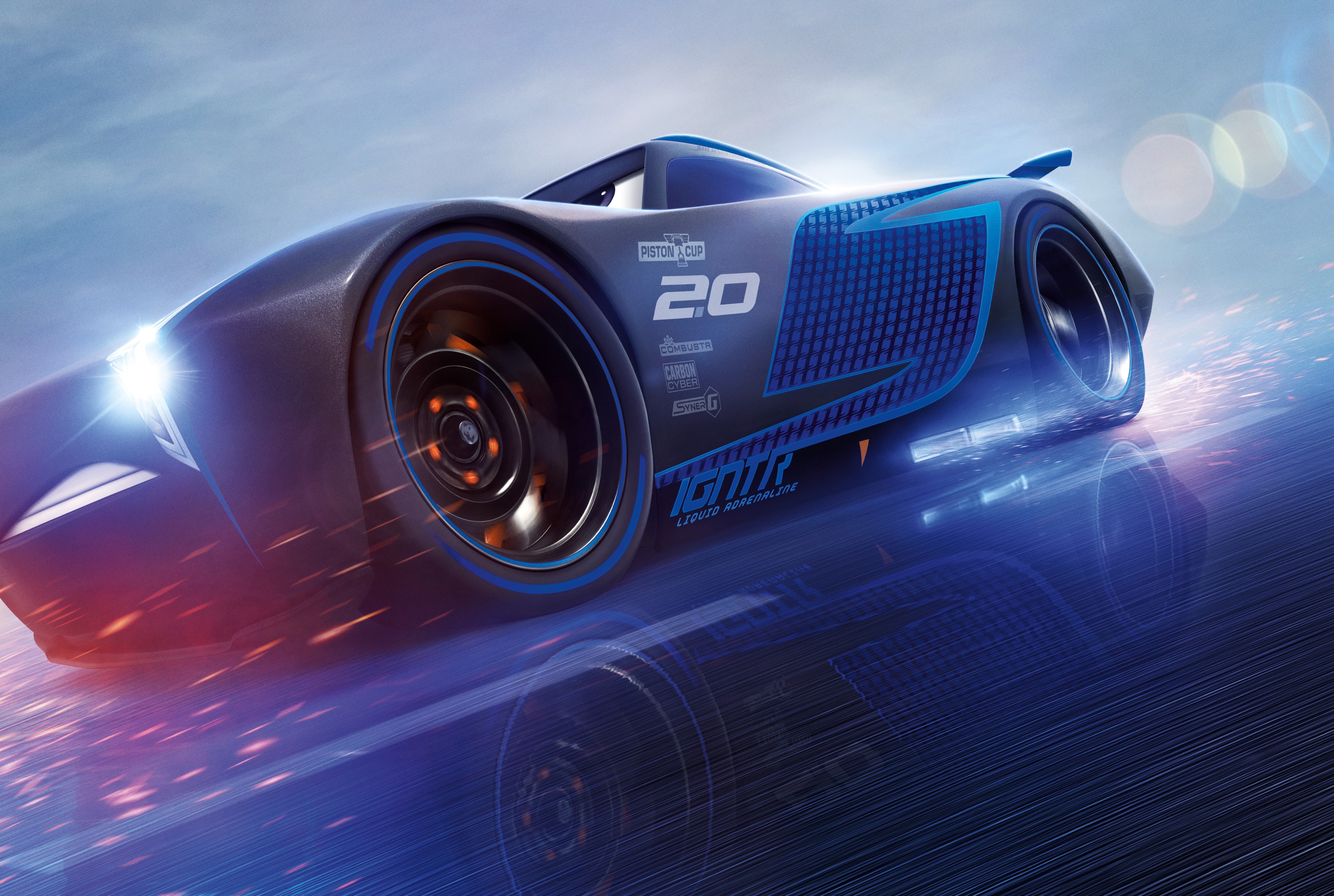 Jackson Storm from Cars 4K HD Wallpaper