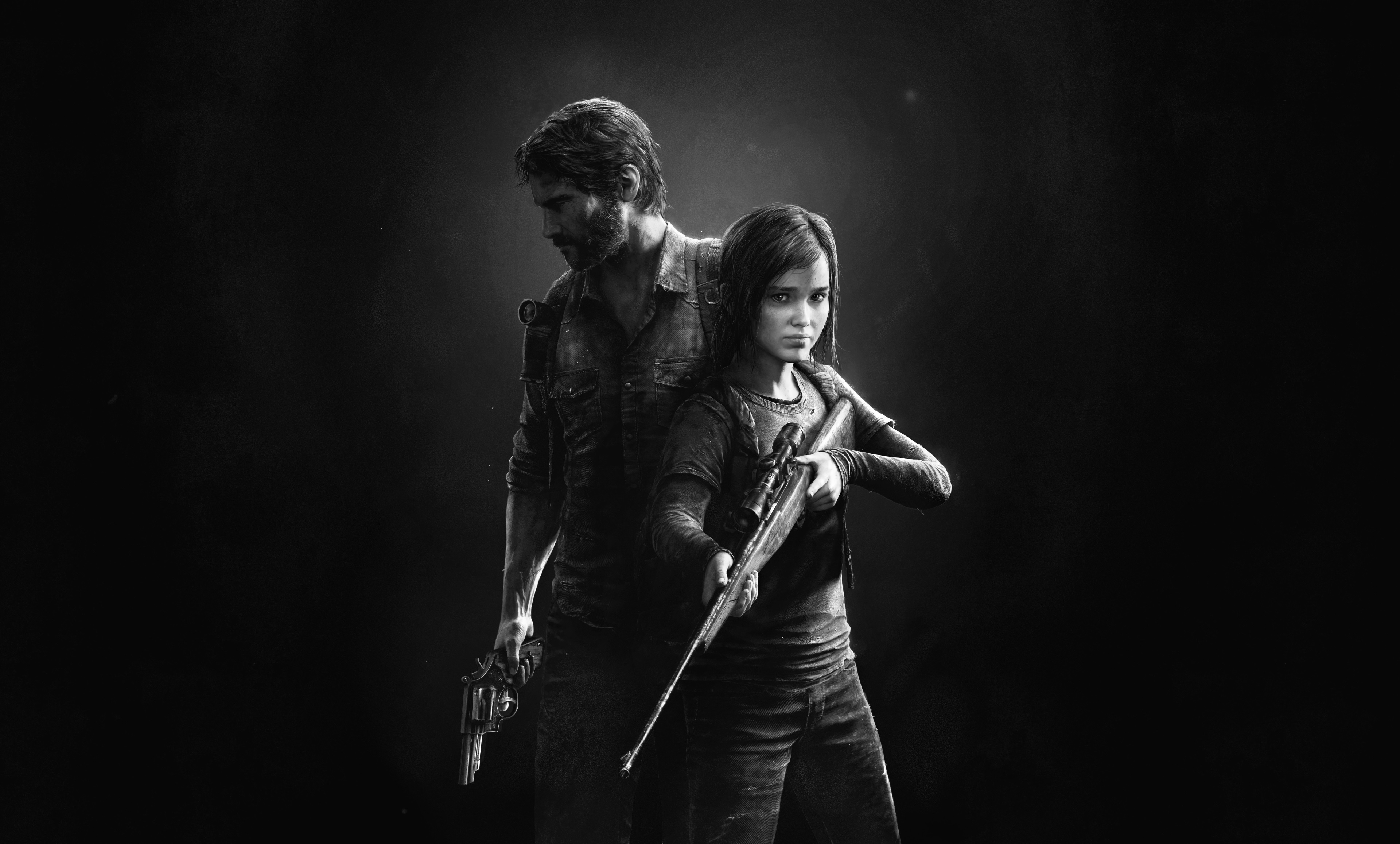 Joel and Ellie from The Last of Us 4K HD Wallpaper