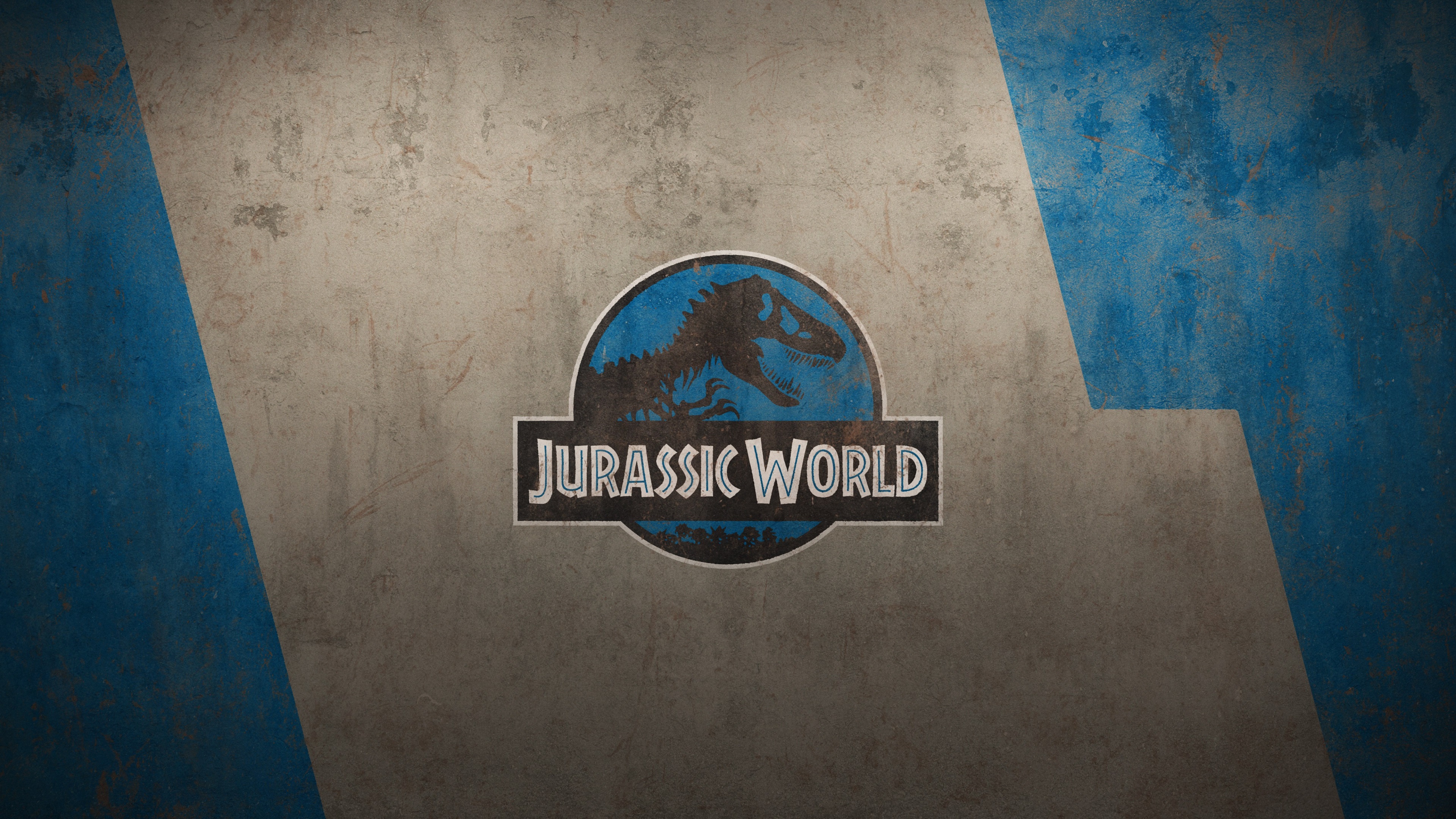 Jurassic World Logo 4K HD Wallpaper