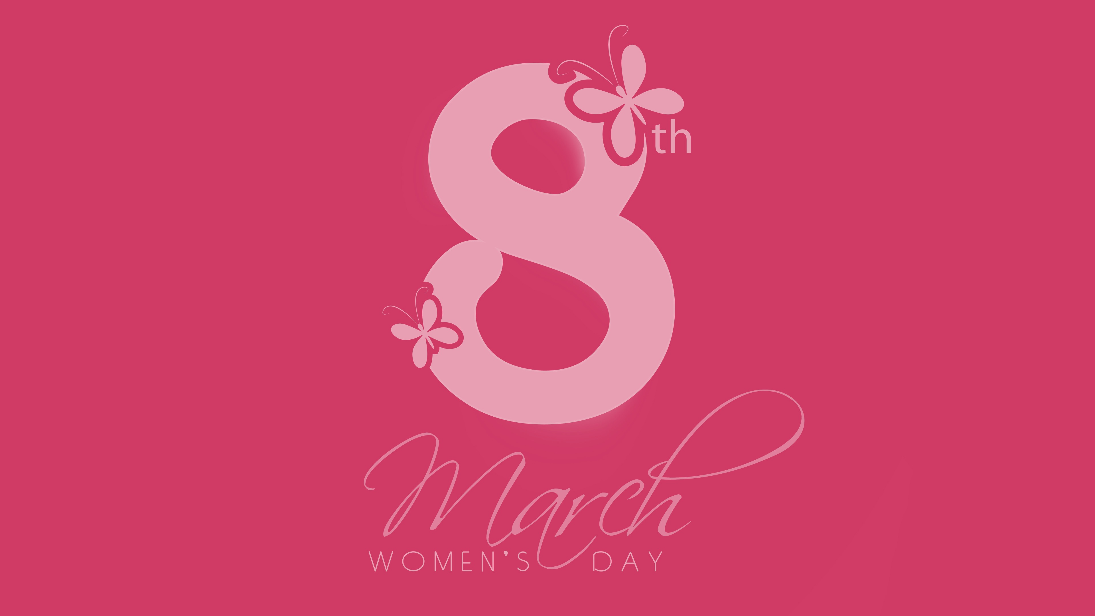 8th March Women's Day 4K HD Wallpaper