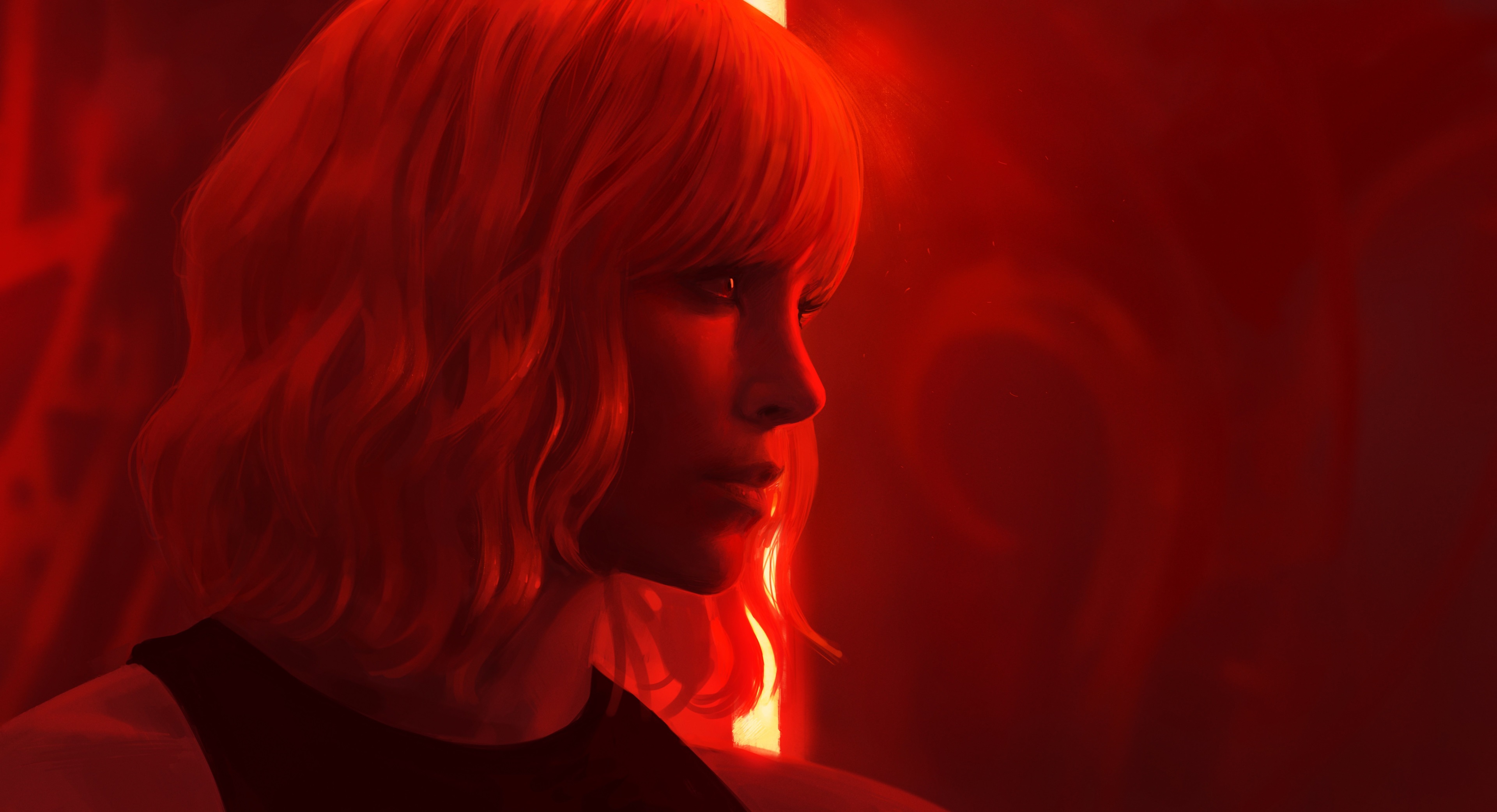 Atomic Blonde 4K HD Wallpaper