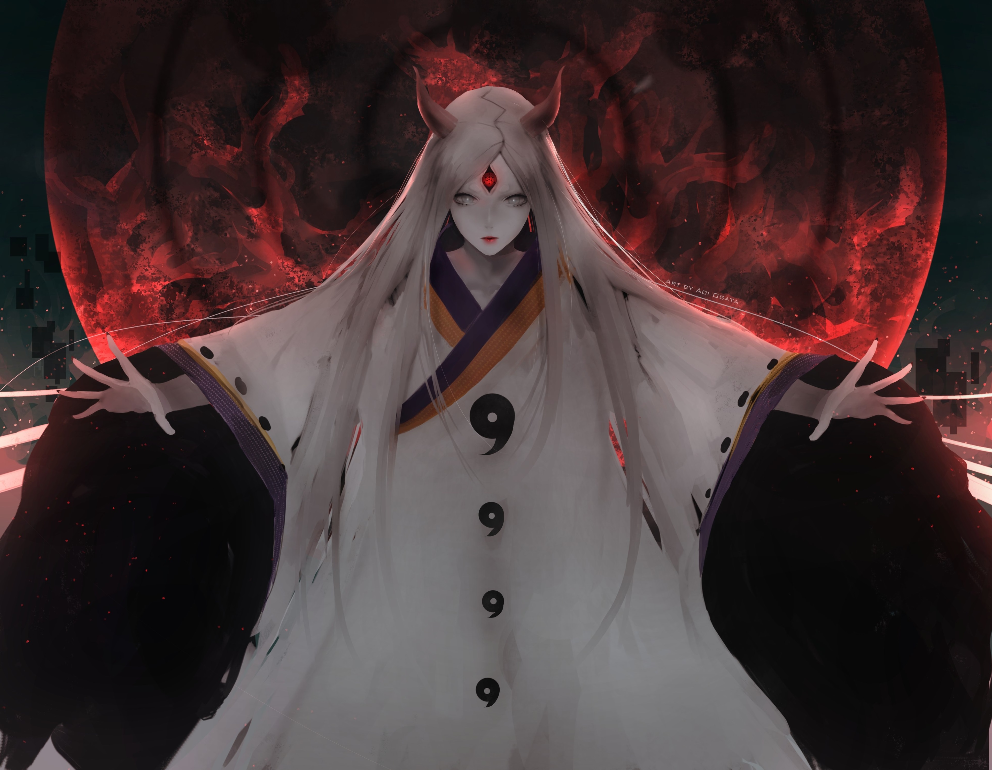 Kaguya Otsutsuki from Naruto 4K HD Wallpaper