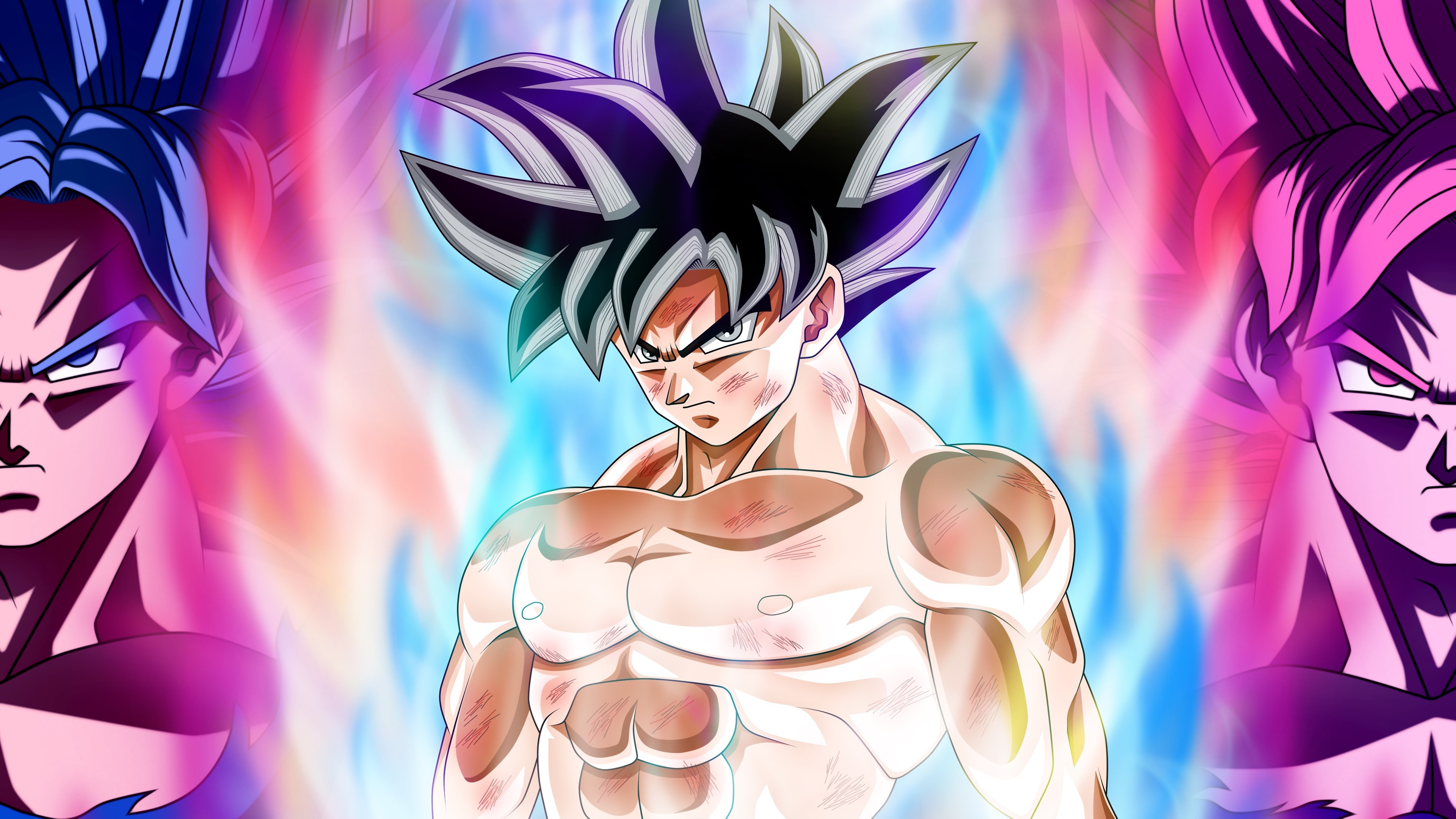 Goku in Ultra Instinct from Dragon Ball Super 4K HD Wallpaper