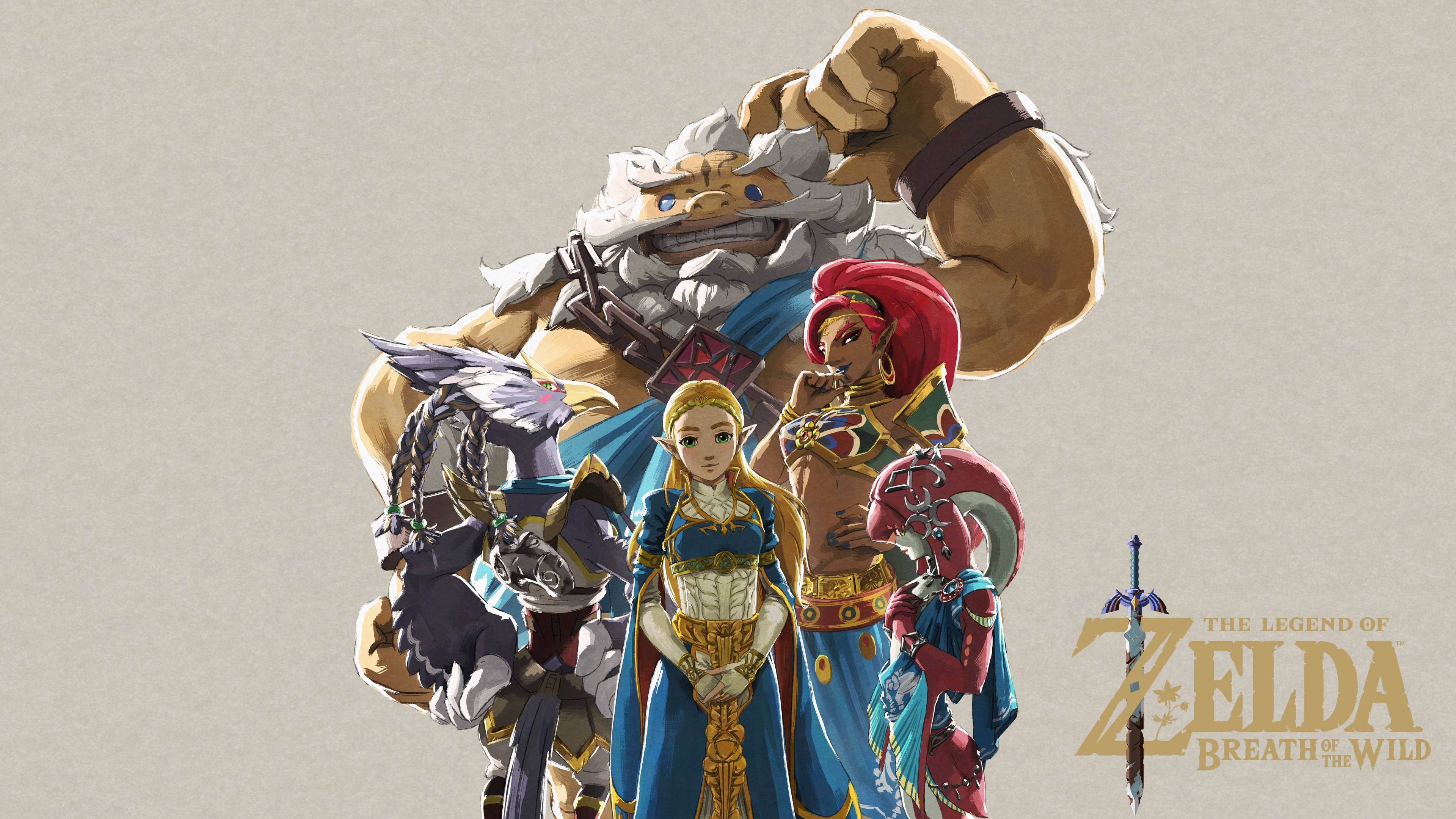 The Legend of Zelda: Breath of the Wild characters HD Wallpaper