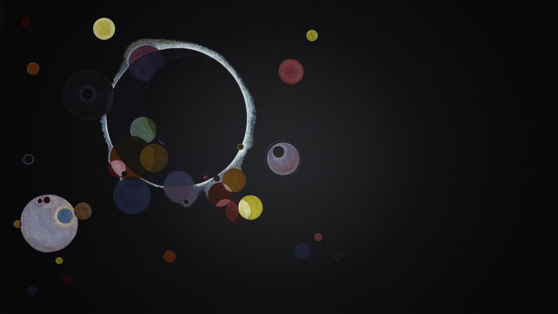 Abstract circles by Wassily Kandinsky HD Wallpaper