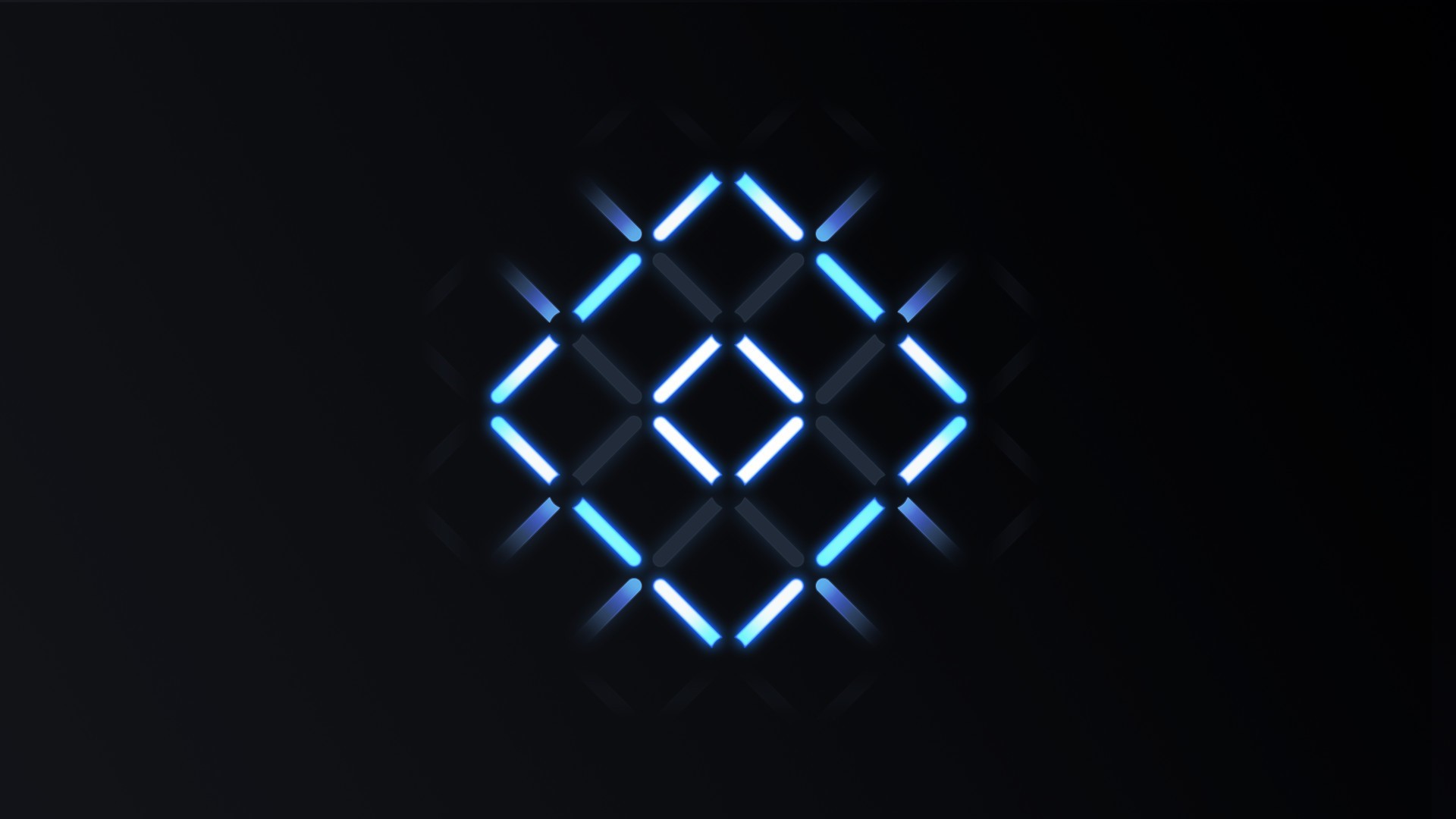 Halo Reach abstract neon grid HD Wallpaper