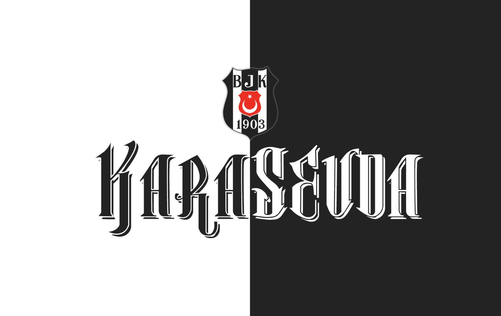 Beşiktaş JK Karasevda logo HD Wallpaper
