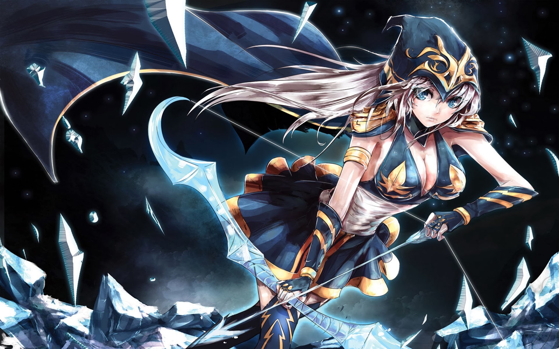 Ashe from League of Legends HD Wallpaper