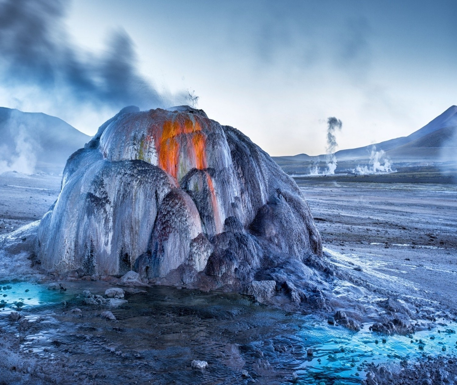El Tatio Geyser in Atacama Desert, Chile HD Wallpaper