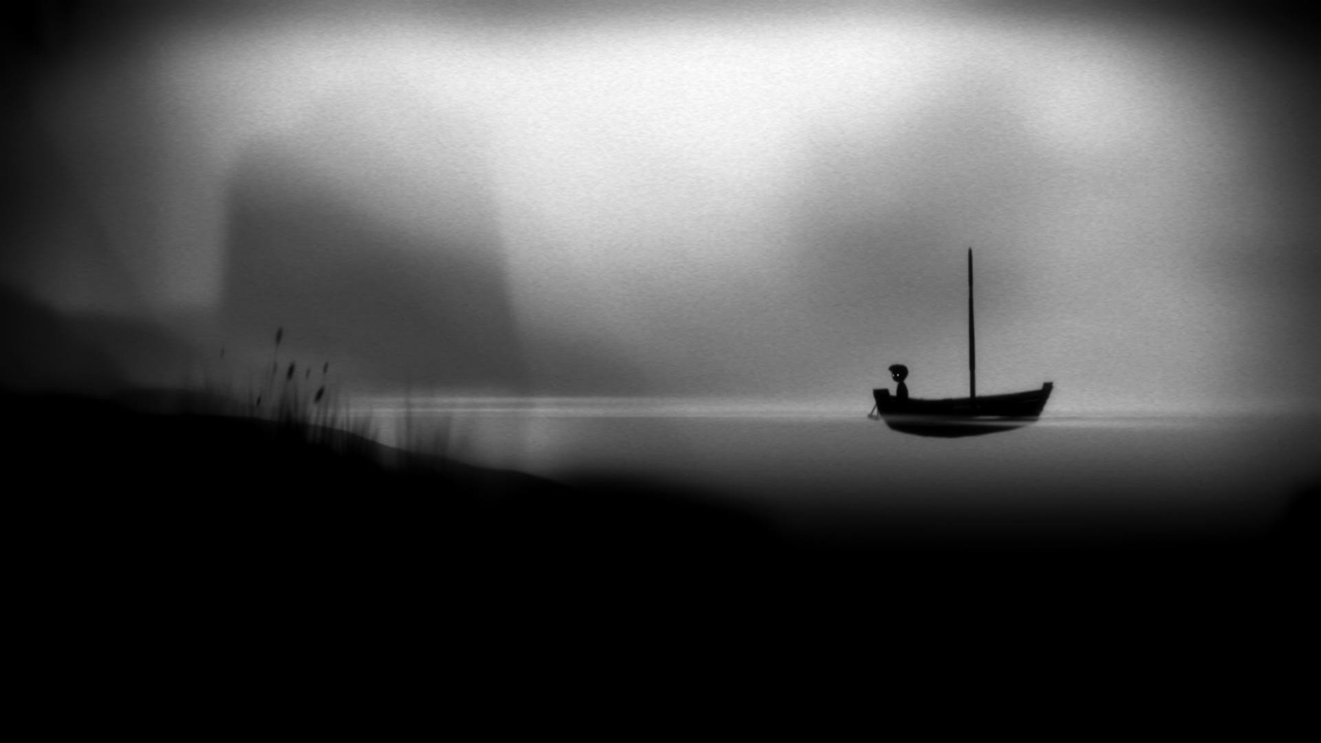 Boy in a boat in Limbo HD Wallpaper