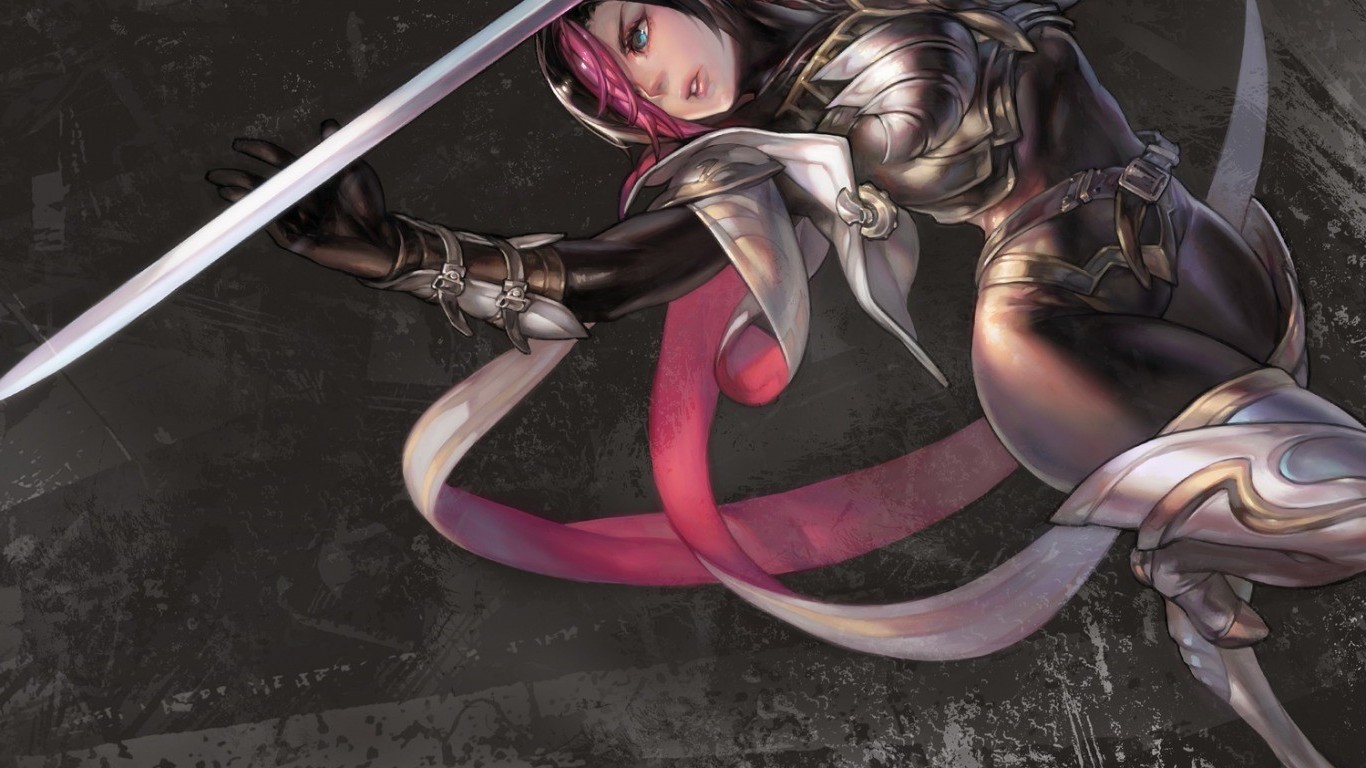 Fiora from League of Legends HD Wallpaper