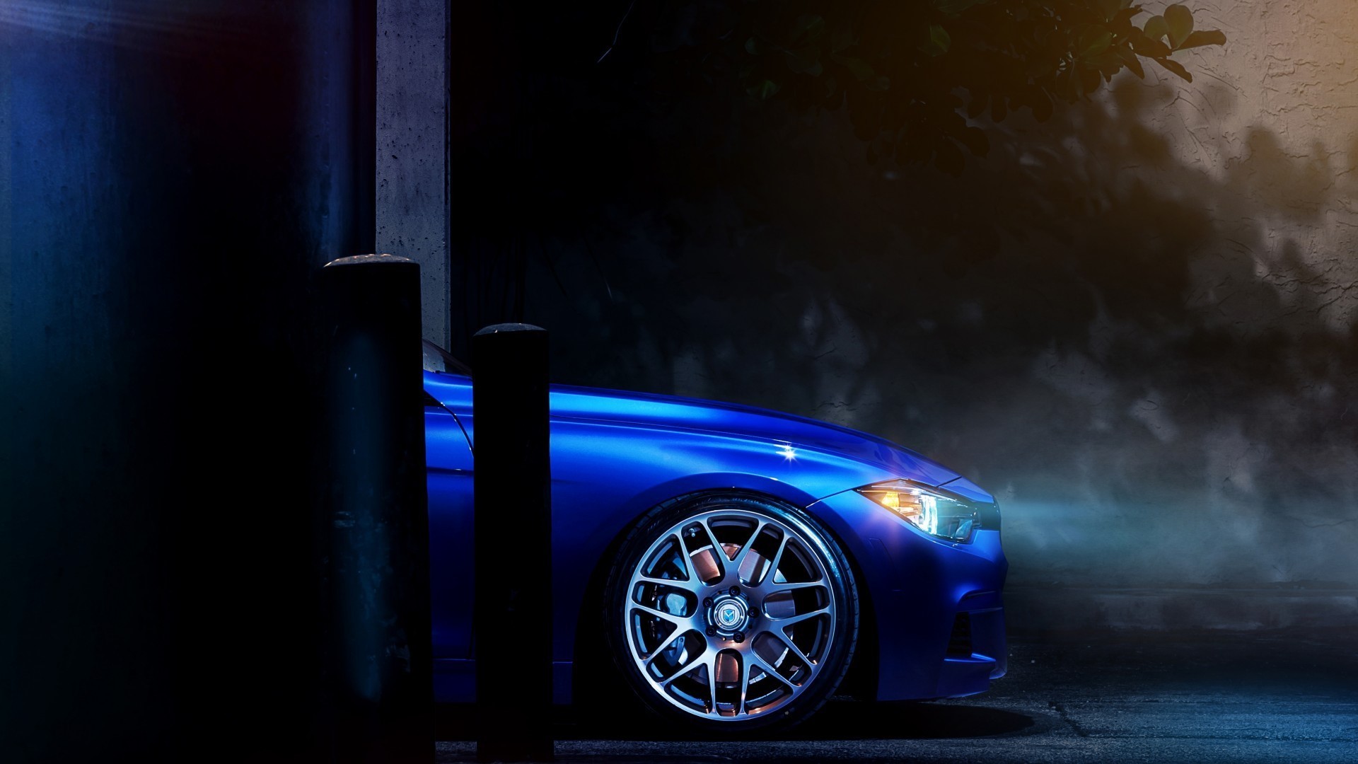 Blue BMW F30 M3 HD Wallpaper