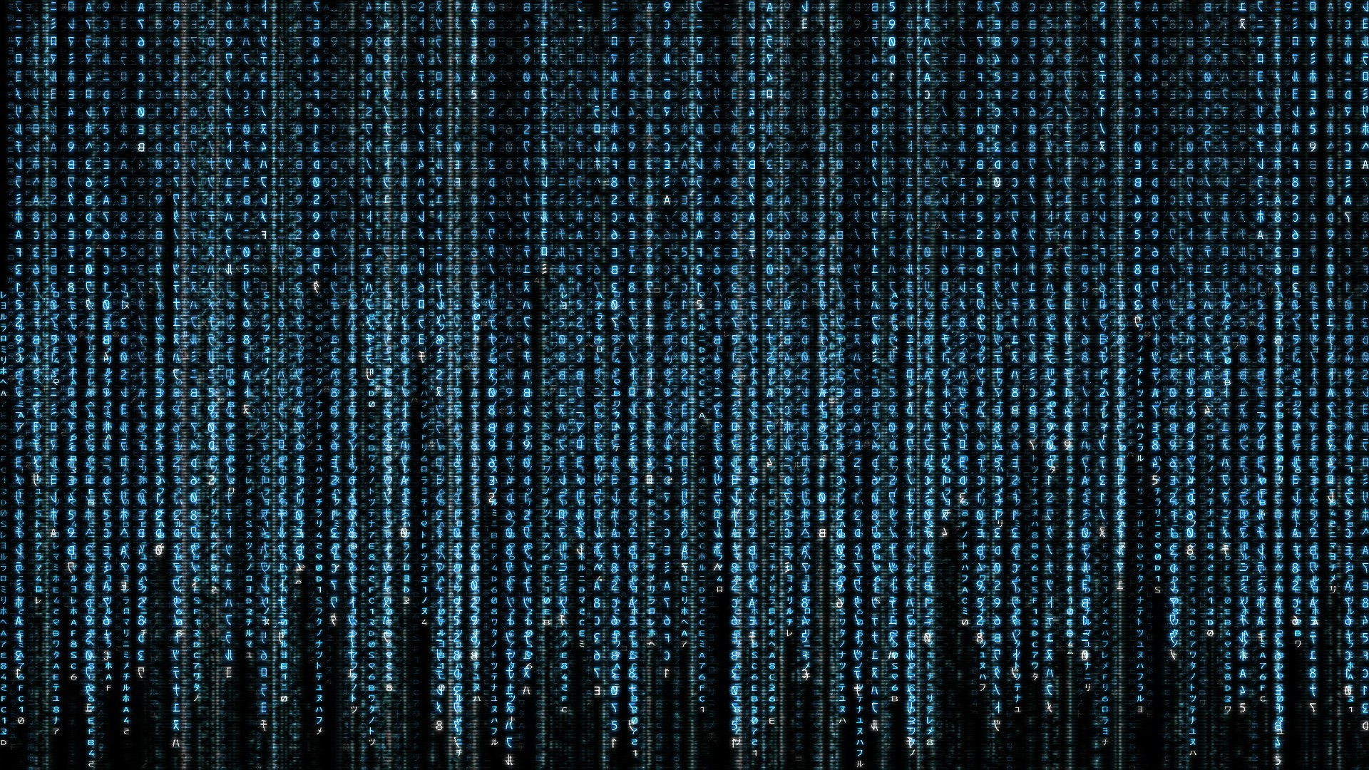 The Matrix digital rain effect HD Wallpaper