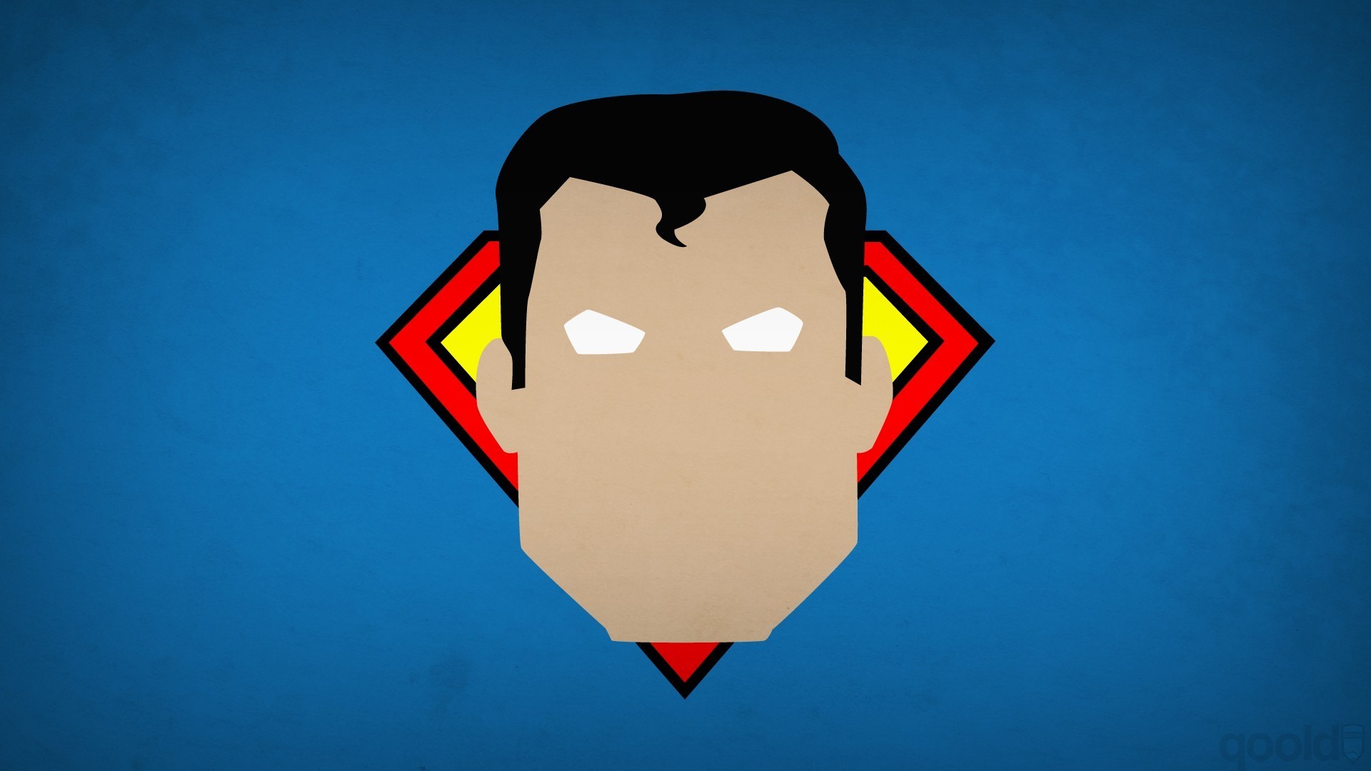 Superman Minimalist Logo HD Wallpaper