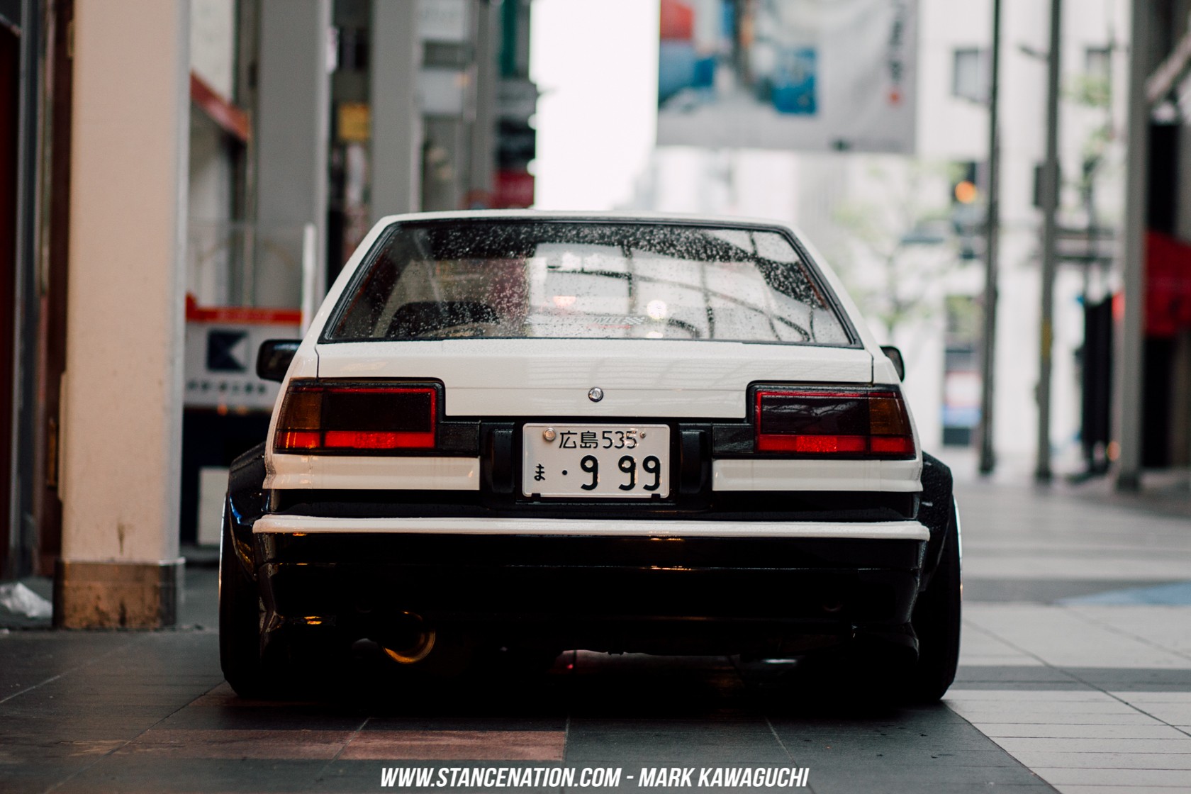 Toyota AE86 rear view HD Wallpaper