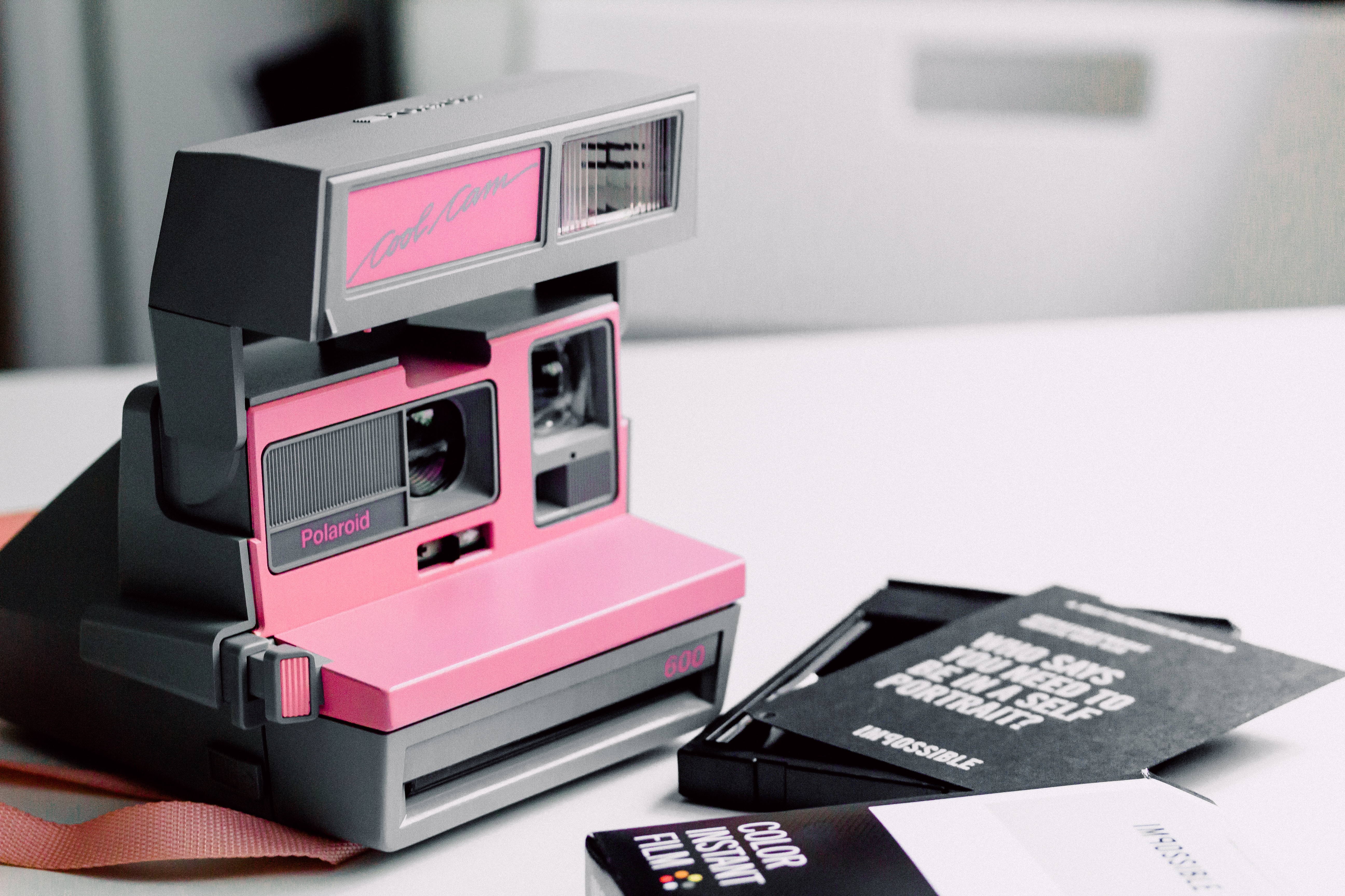 Pink Polaroid Cool Cam Instant Camera with Film HD Wallpaper